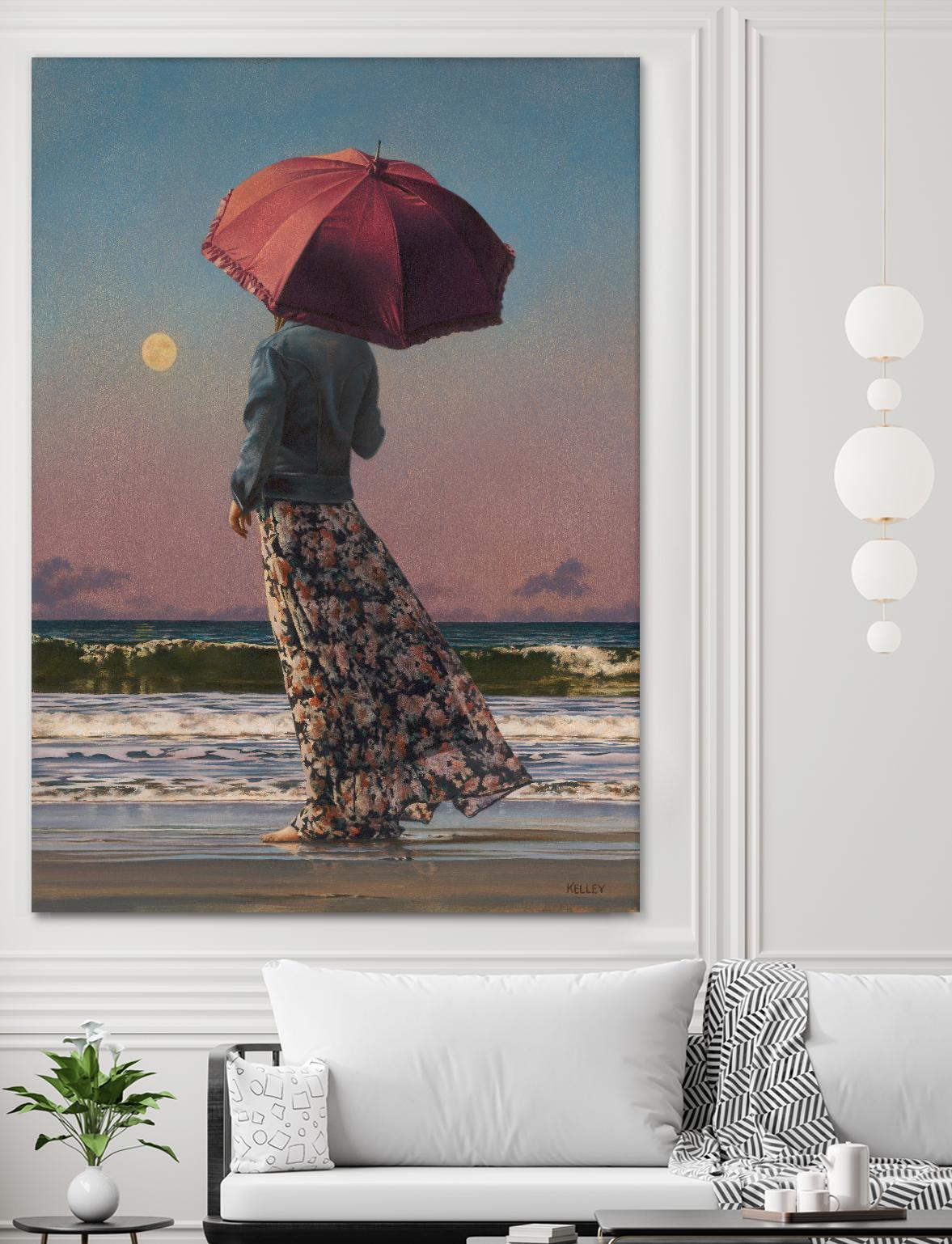 Romancing The Moon by Paul Kelley on GIANT ART - multicolor figurative