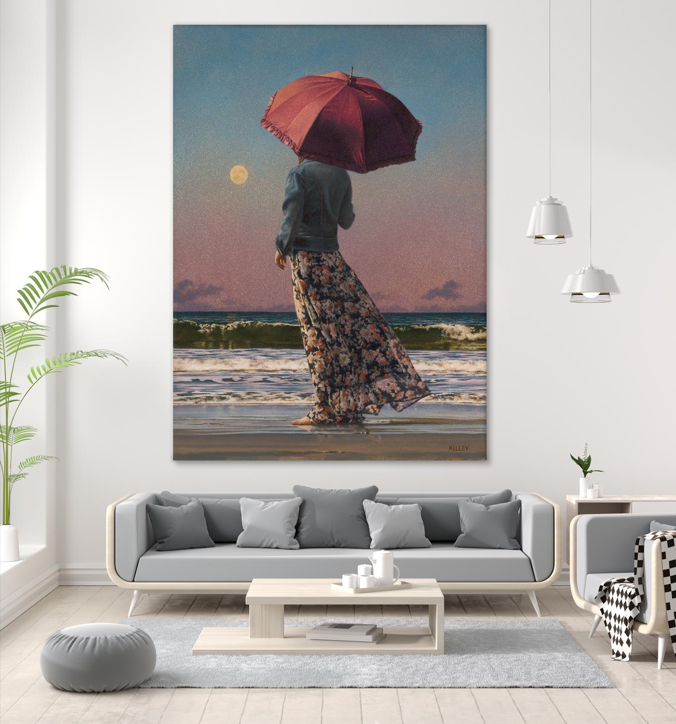 Romancing The Moon by Paul Kelley on GIANT ART - multicolor figurative