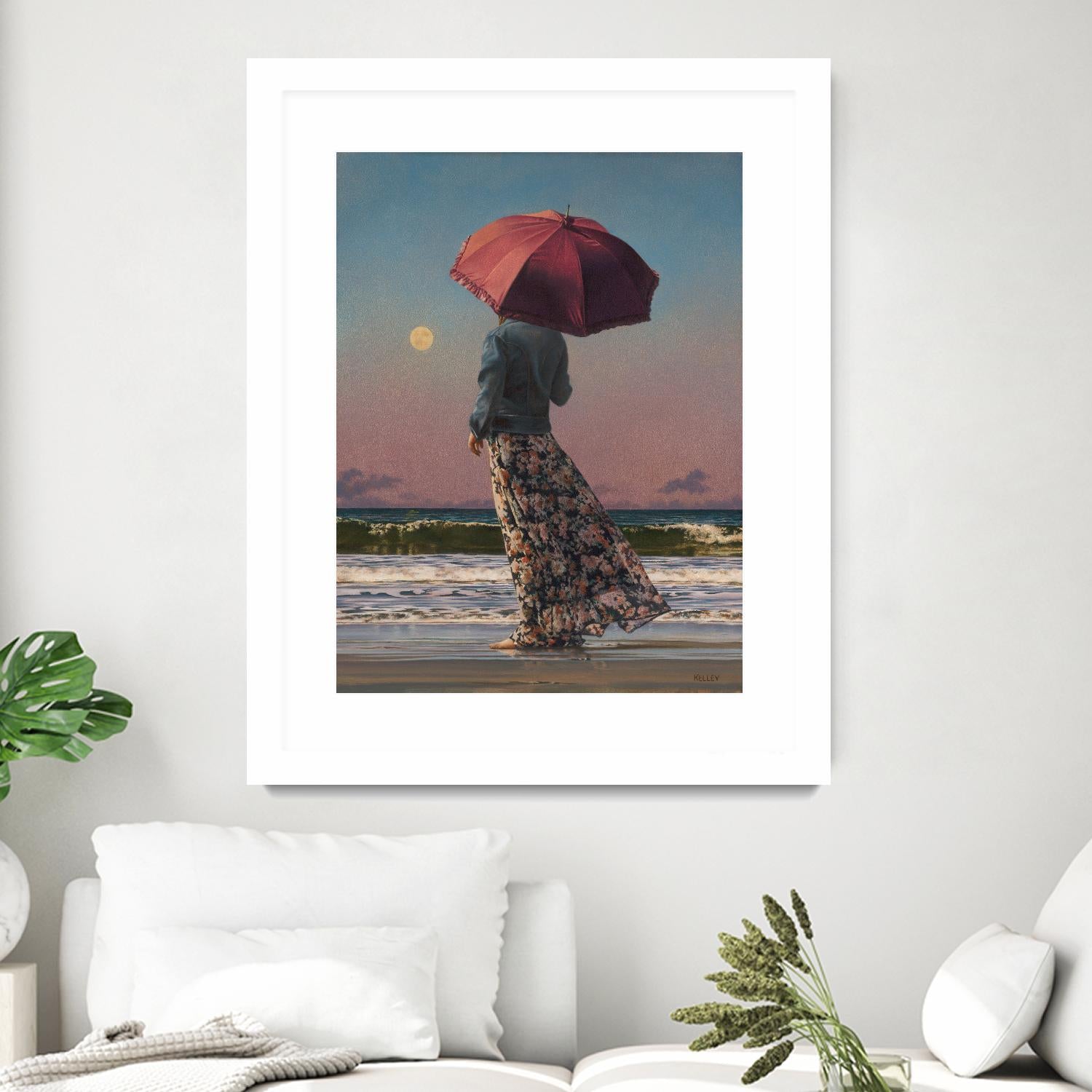 Romancing The Moon by Paul Kelley on GIANT ART - multicolor figurative