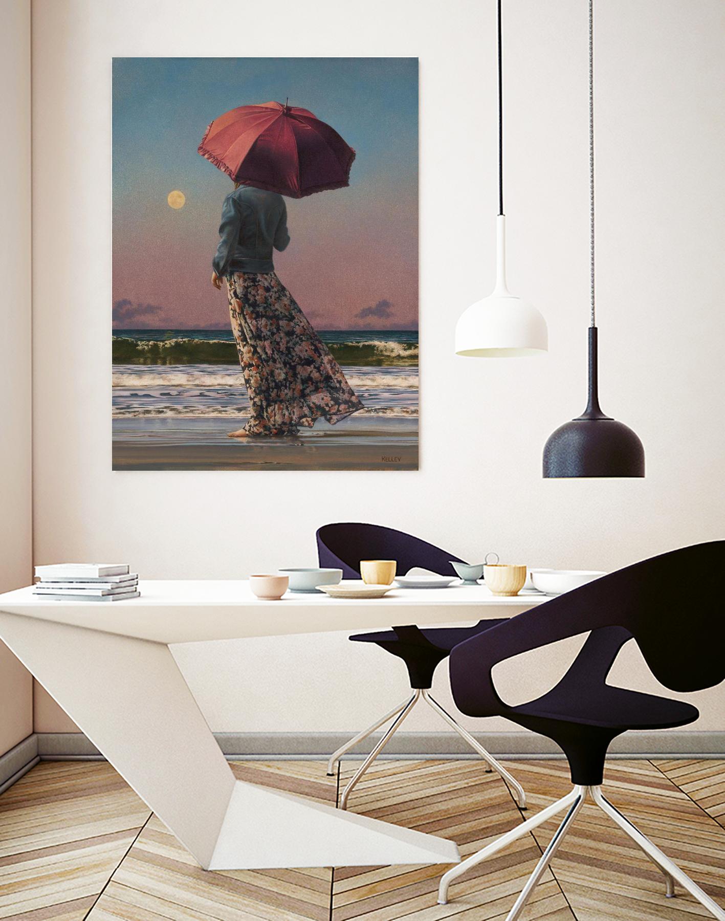 Romancing The Moon by Paul Kelley on GIANT ART - multicolor figurative