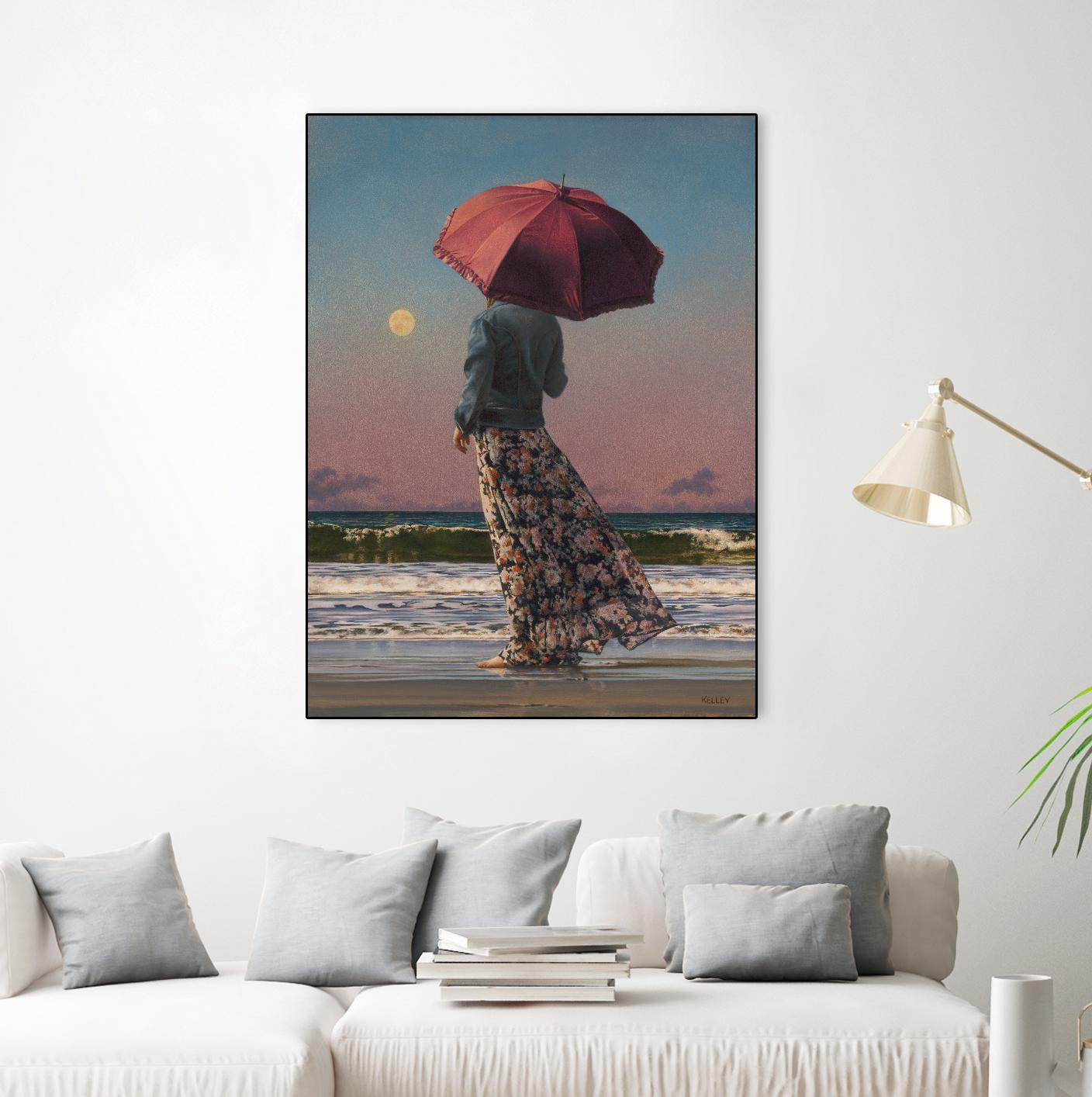 Romancing The Moon by Paul Kelley on GIANT ART - multicolor figurative