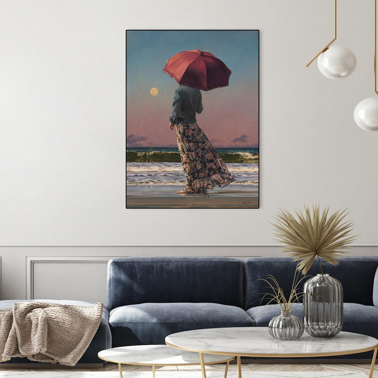 Romancing The Moon by Paul Kelley on GIANT ART - multicolor figurative