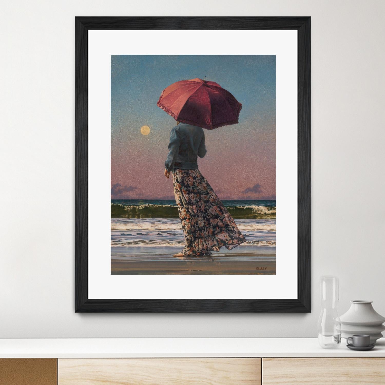 Romancing The Moon by Paul Kelley on GIANT ART - multicolor figurative