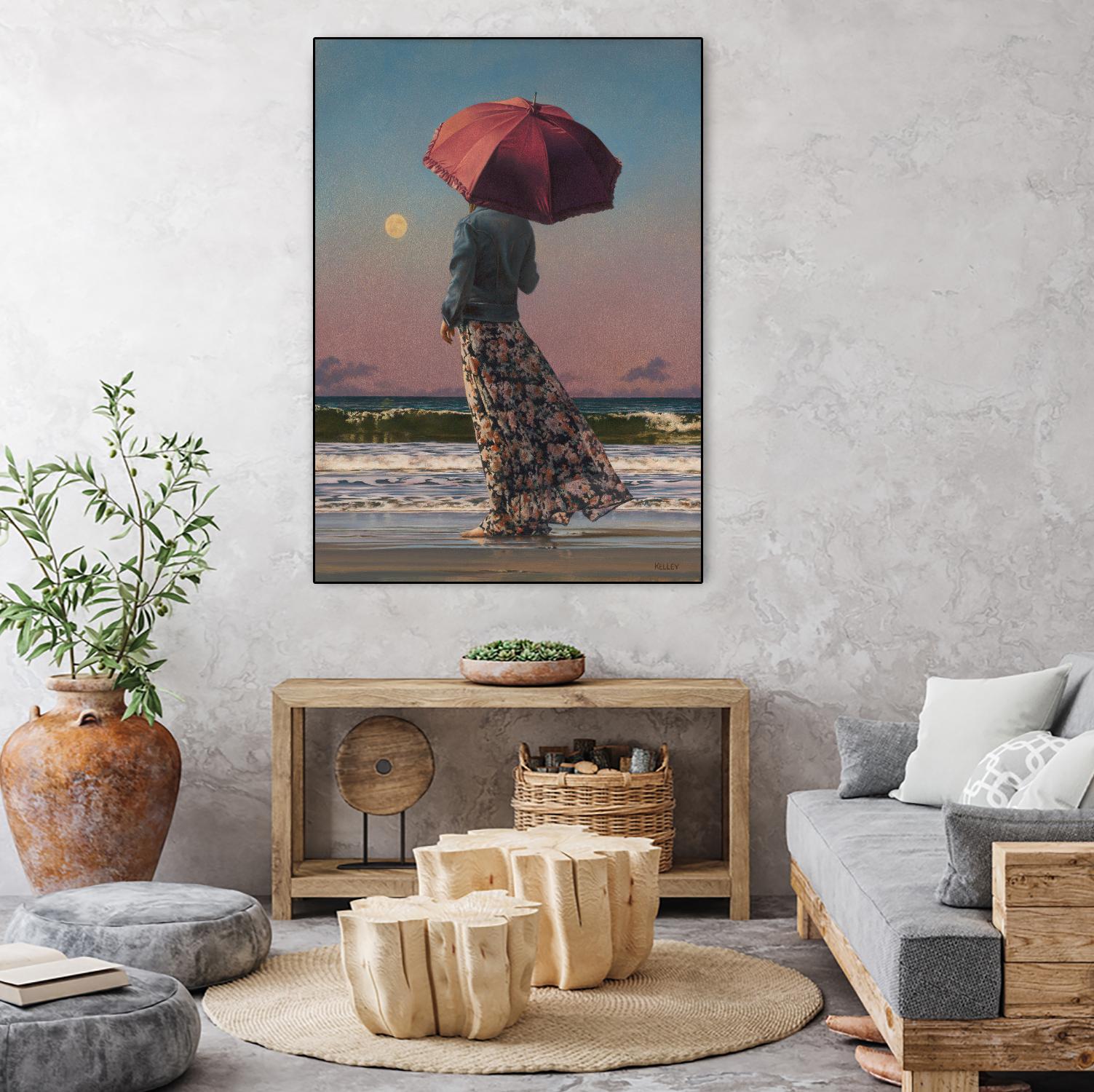 Romancing The Moon by Paul Kelley on GIANT ART - multicolor figurative