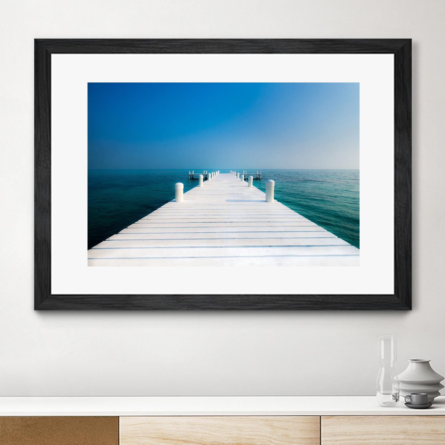 The  Pier by Vladimir Kostka on GIANT ART - multicolor photography; coastal; landscapes