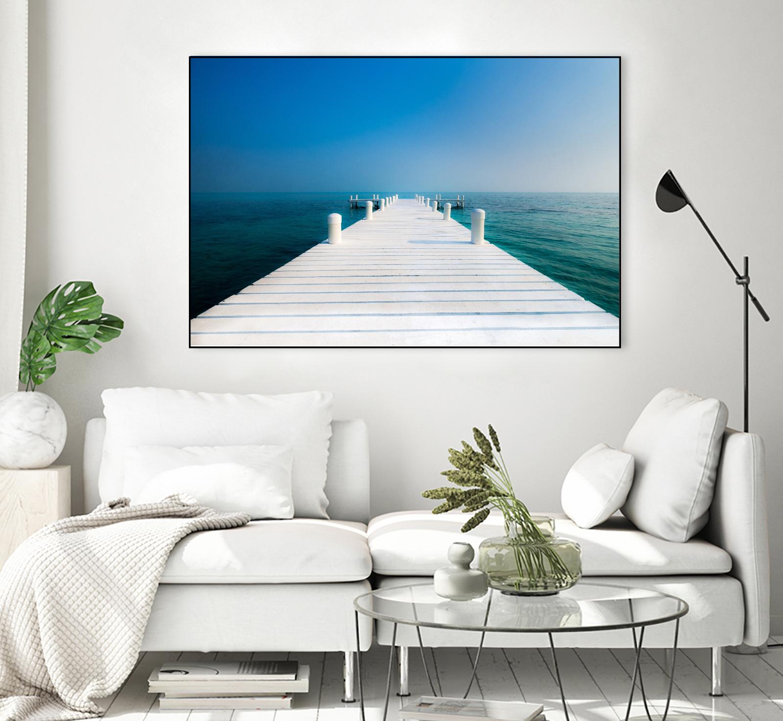 The  Pier by Vladimir Kostka on GIANT ART - multicolor photography; coastal; landscapes