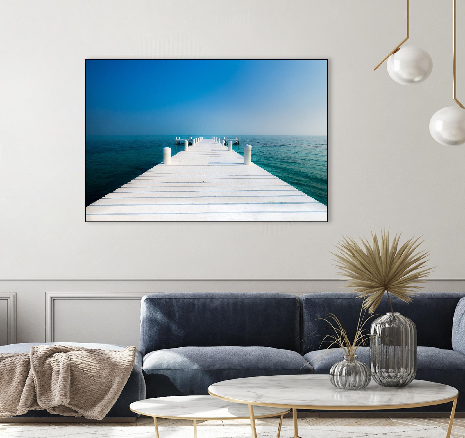 The  Pier by Vladimir Kostka on GIANT ART - multicolor photography; coastal; landscapes