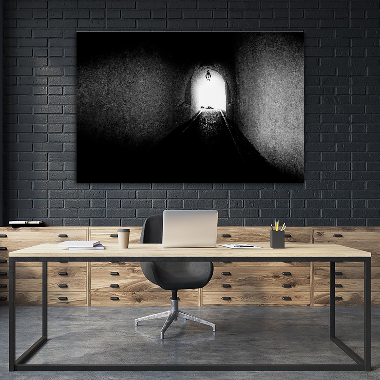 Tunnel by Vladimir Kostka on GIANT ART - multicolor photography; landscapes