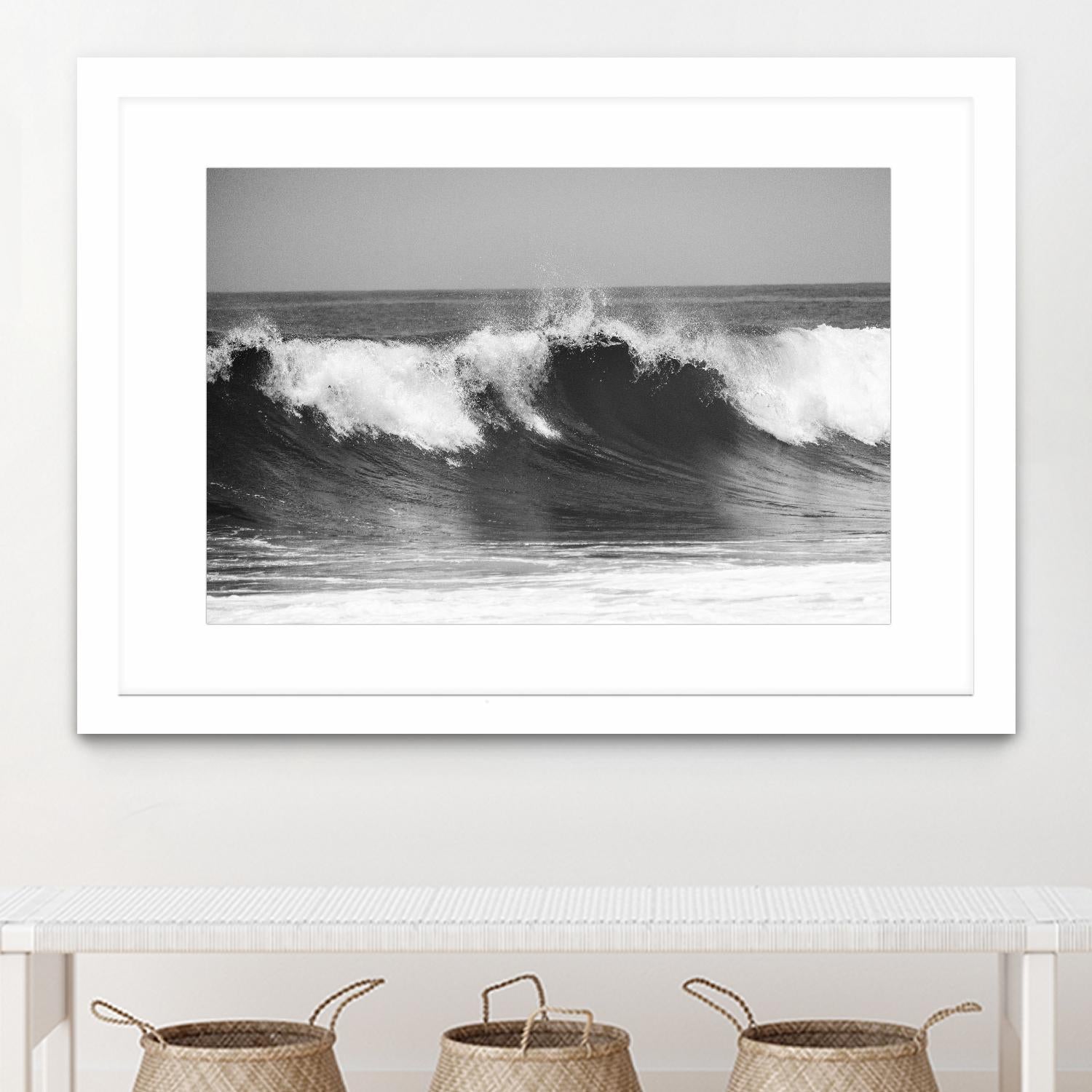 Wave BW by Vladimir Kostka on GIANT ART - multicolor photography; coastal; landscapes
