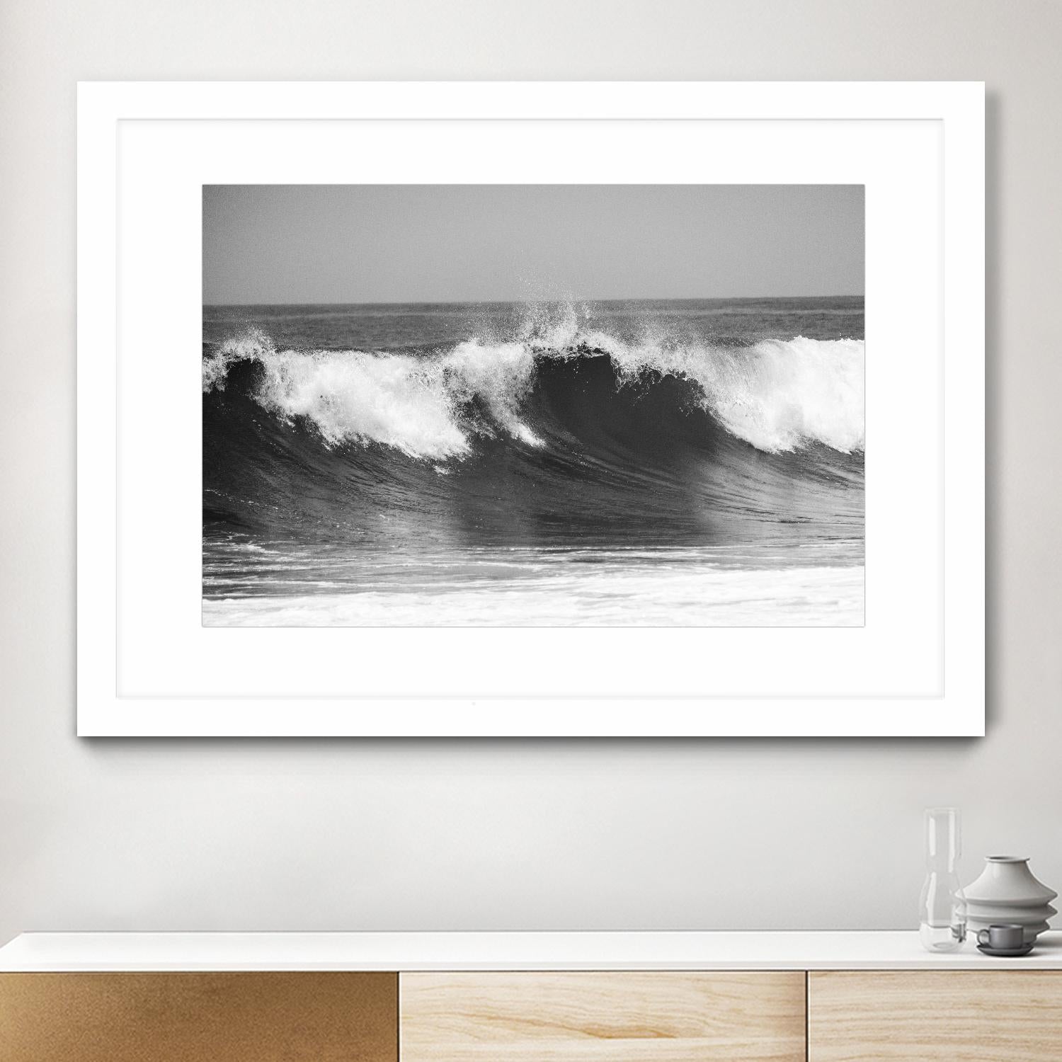 Wave BW by Vladimir Kostka on GIANT ART - multicolor photography; coastal; landscapes