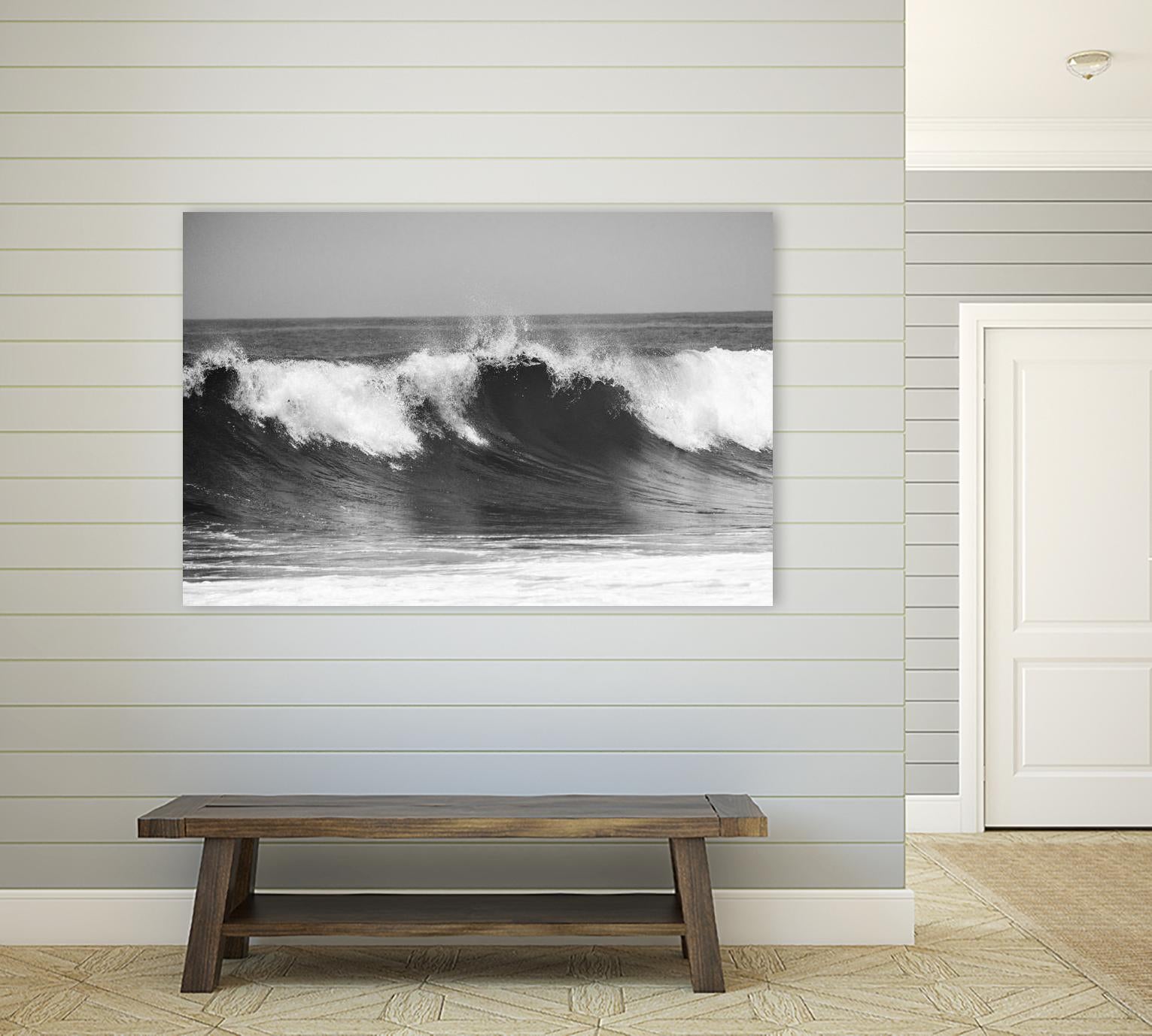 Wave BW by Vladimir Kostka on GIANT ART - multicolor photography; coastal; landscapes
