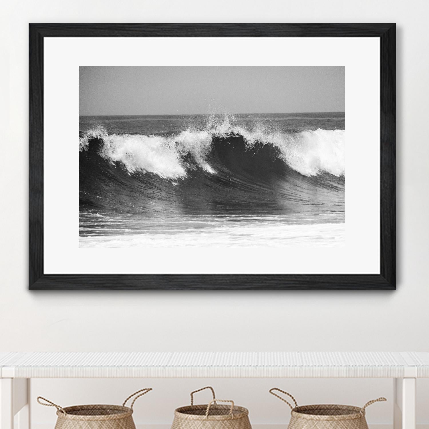 Wave BW by Vladimir Kostka on GIANT ART - multicolor photography; coastal; landscapes