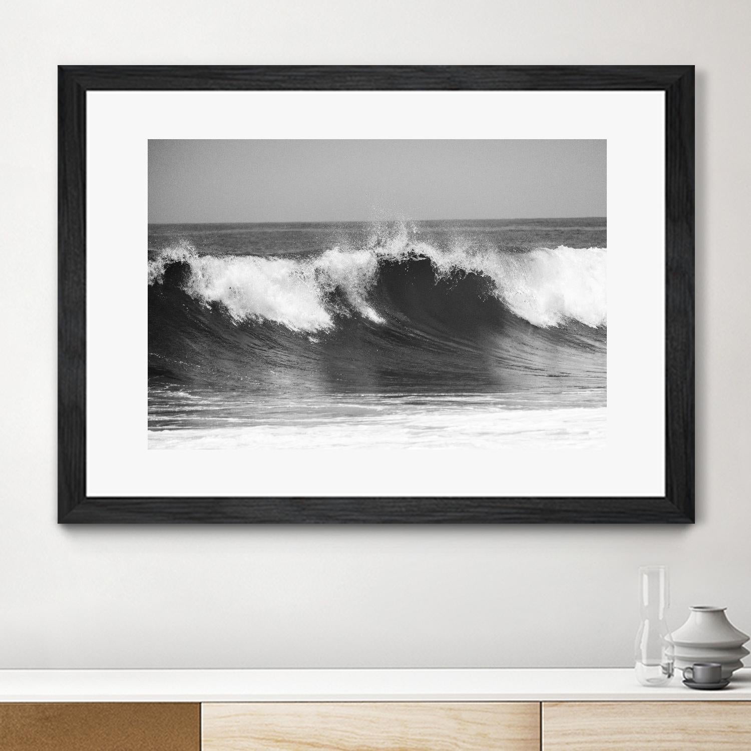 Wave BW by Vladimir Kostka on GIANT ART - multicolor photography; coastal; landscapes