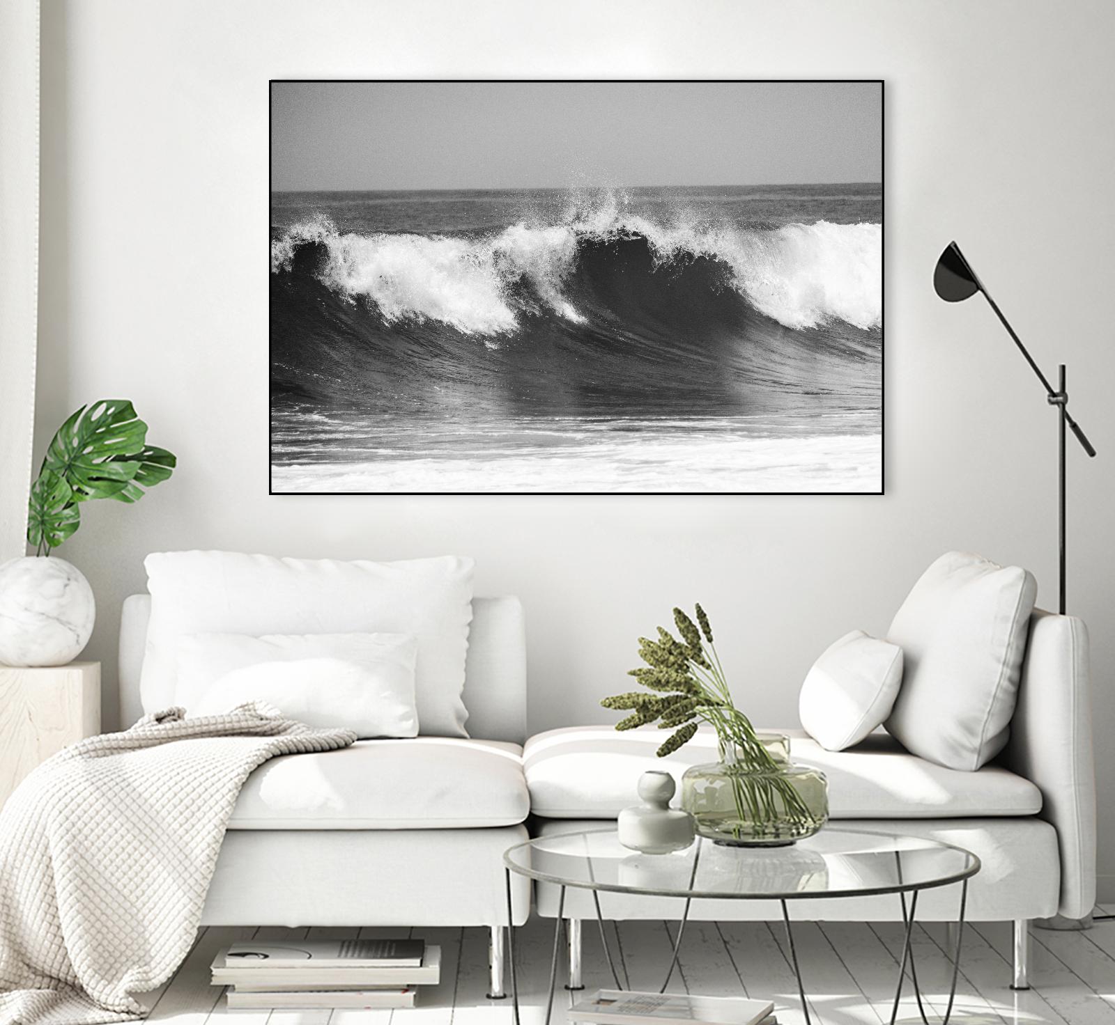 Wave BW by Vladimir Kostka on GIANT ART - multicolor photography; coastal; landscapes