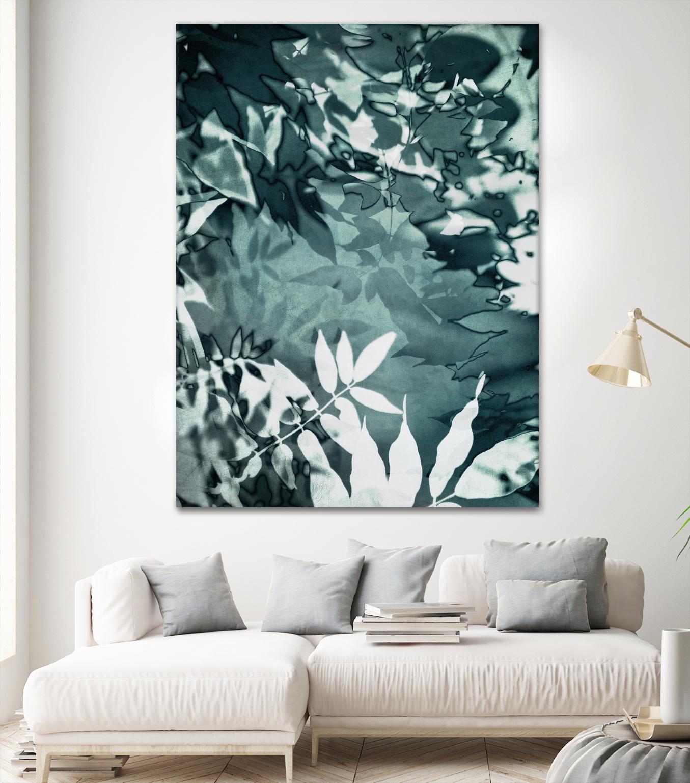Abstract Leaves by Iris Lehnhardt on GIANT ART - multicolor contemporary