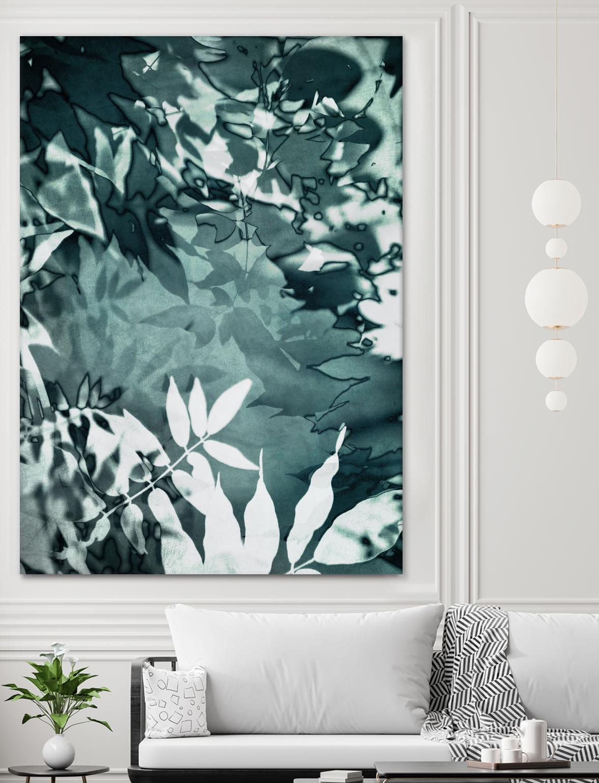 Abstract Leaves by Iris Lehnhardt on GIANT ART - multicolor contemporary