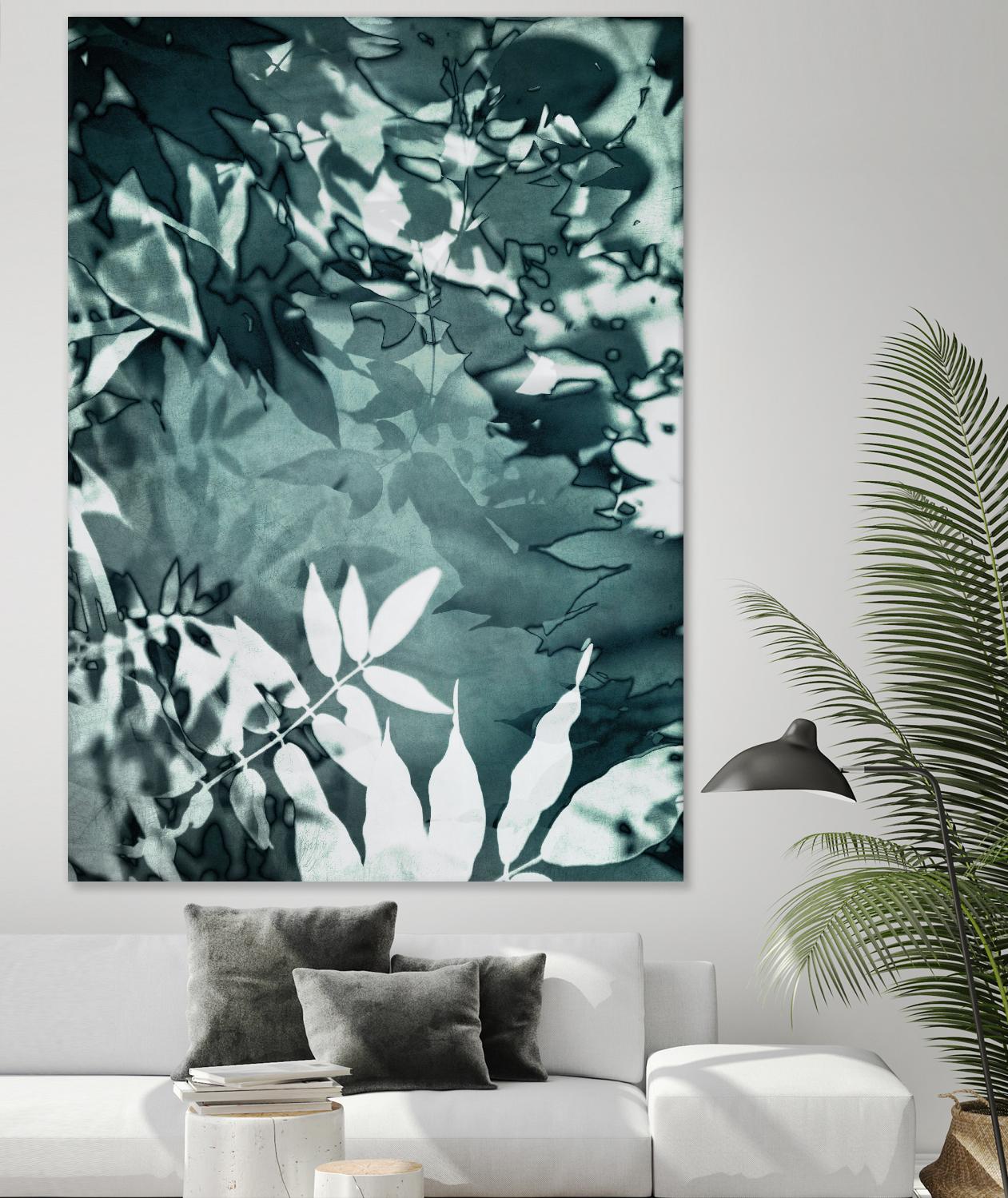 Abstract Leaves by Iris Lehnhardt on GIANT ART - multicolor contemporary