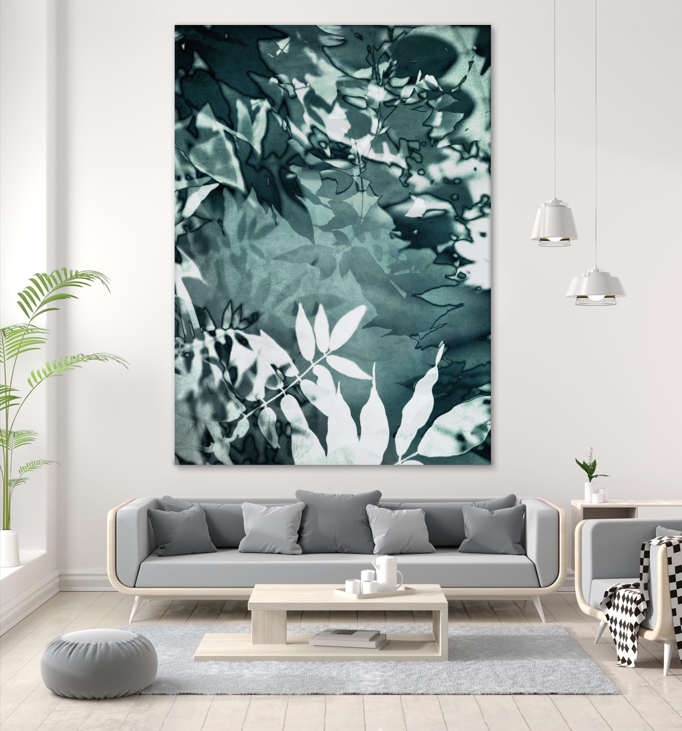 Abstract Leaves by Iris Lehnhardt on GIANT ART - multicolor contemporary