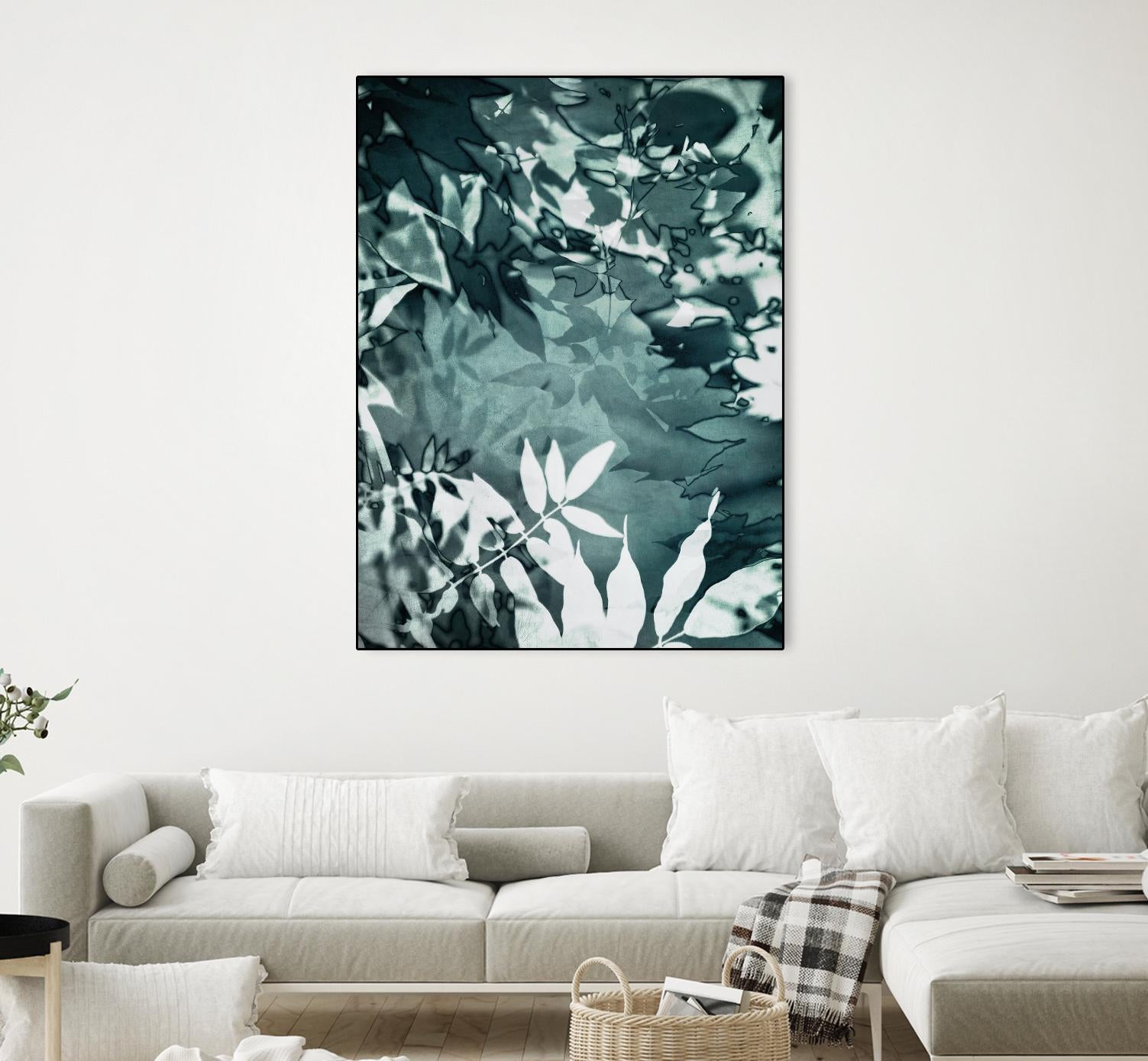 Abstract Leaves by Iris Lehnhardt on GIANT ART - multicolor contemporary