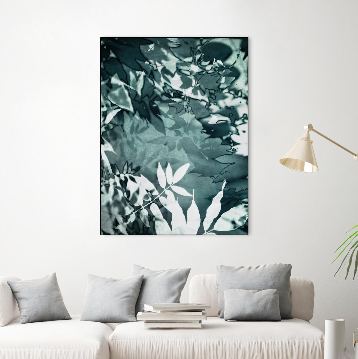 Abstract Leaves by Iris Lehnhardt on GIANT ART - multicolor contemporary