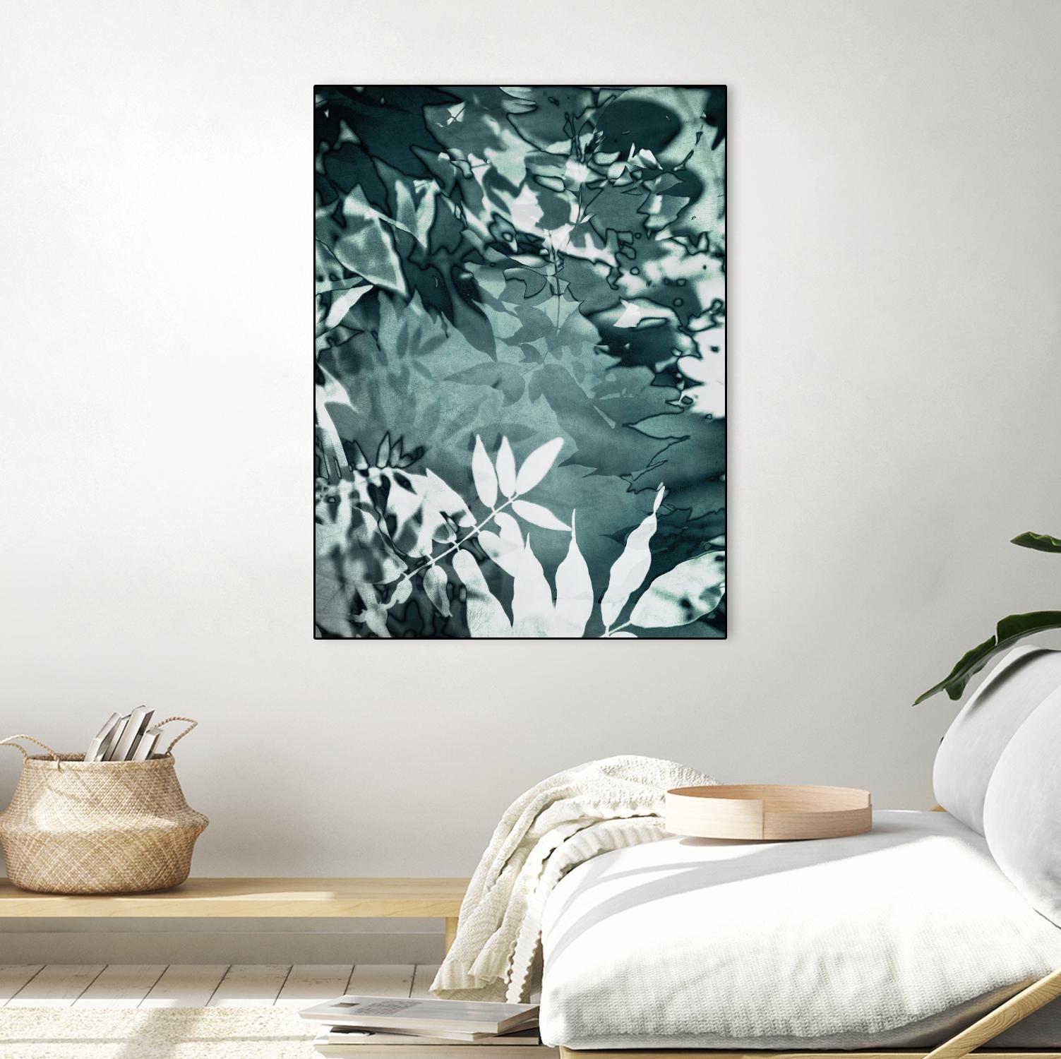 Abstract Leaves by Iris Lehnhardt on GIANT ART - multicolor contemporary