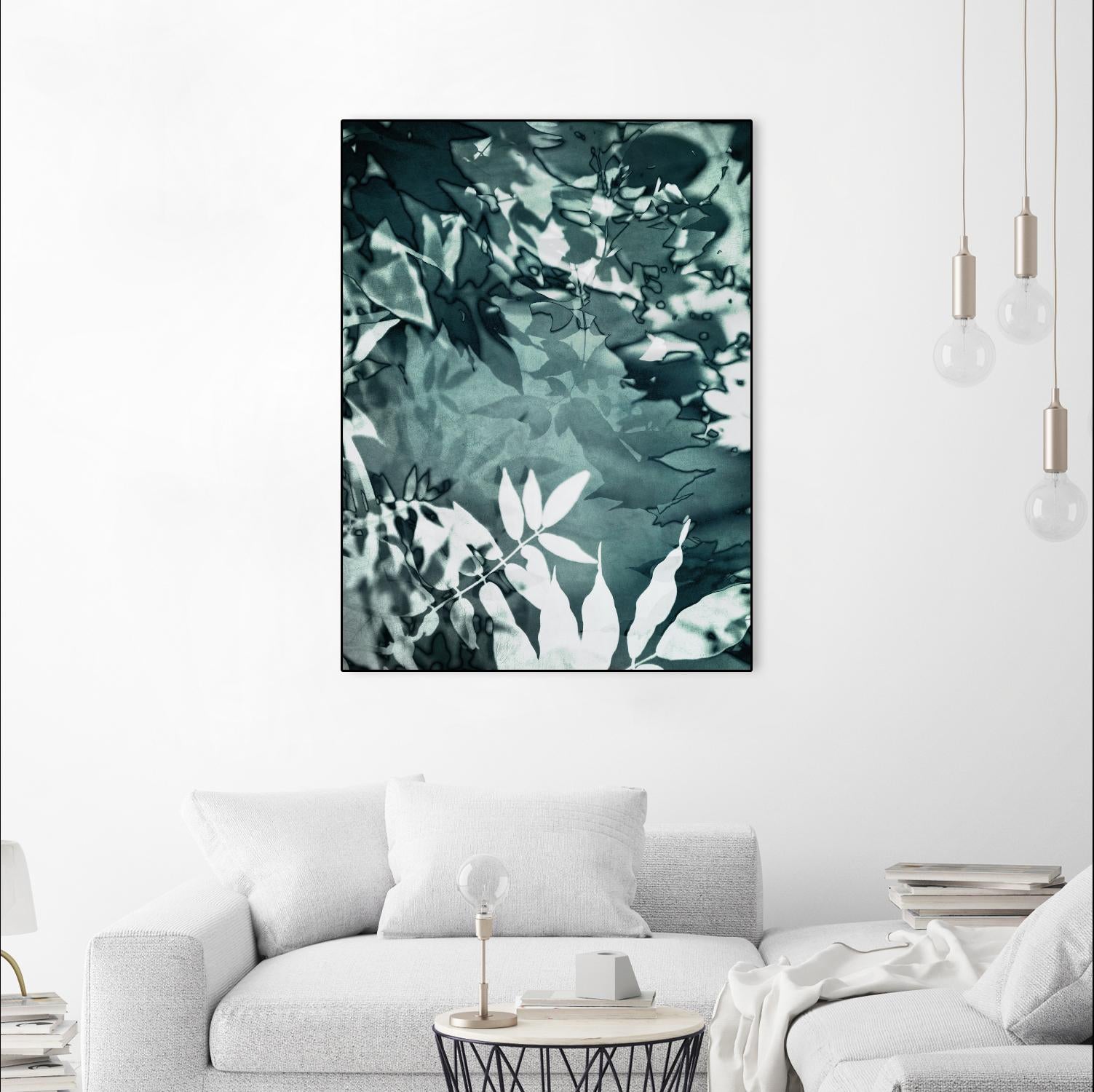 Abstract Leaves by Iris Lehnhardt on GIANT ART - multicolor contemporary