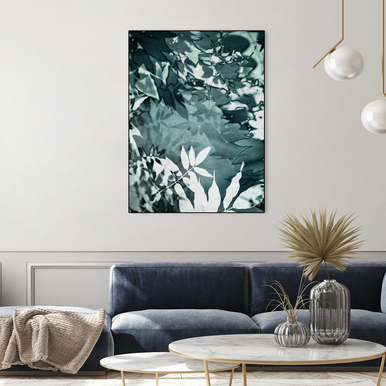 Abstract Leaves by Iris Lehnhardt on GIANT ART - multicolor contemporary