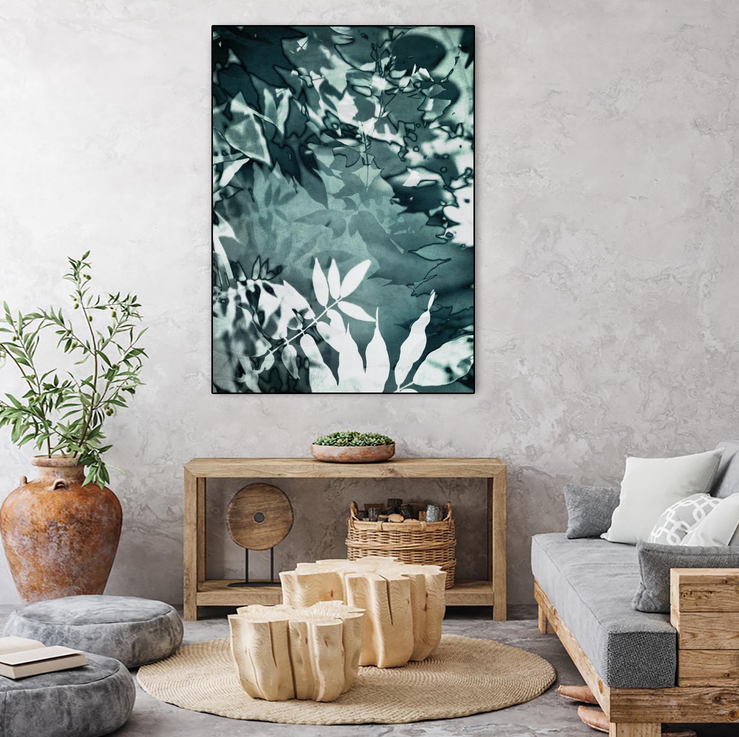 Abstract Leaves by Iris Lehnhardt on GIANT ART - multicolor contemporary