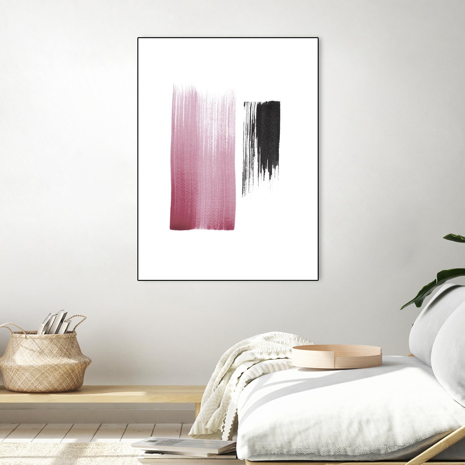 Black & Blush by Iris Lehnhardt on GIANT ART - multicolor contemporary; abstracts