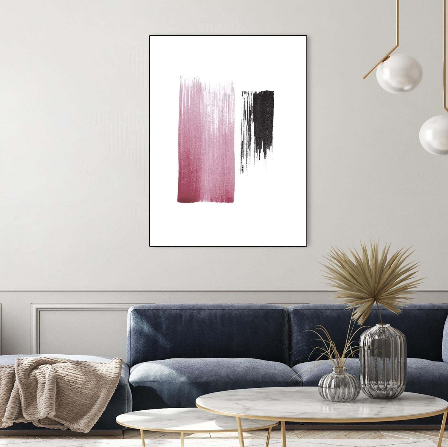 Black & Blush by Iris Lehnhardt on GIANT ART - multicolor contemporary; abstracts