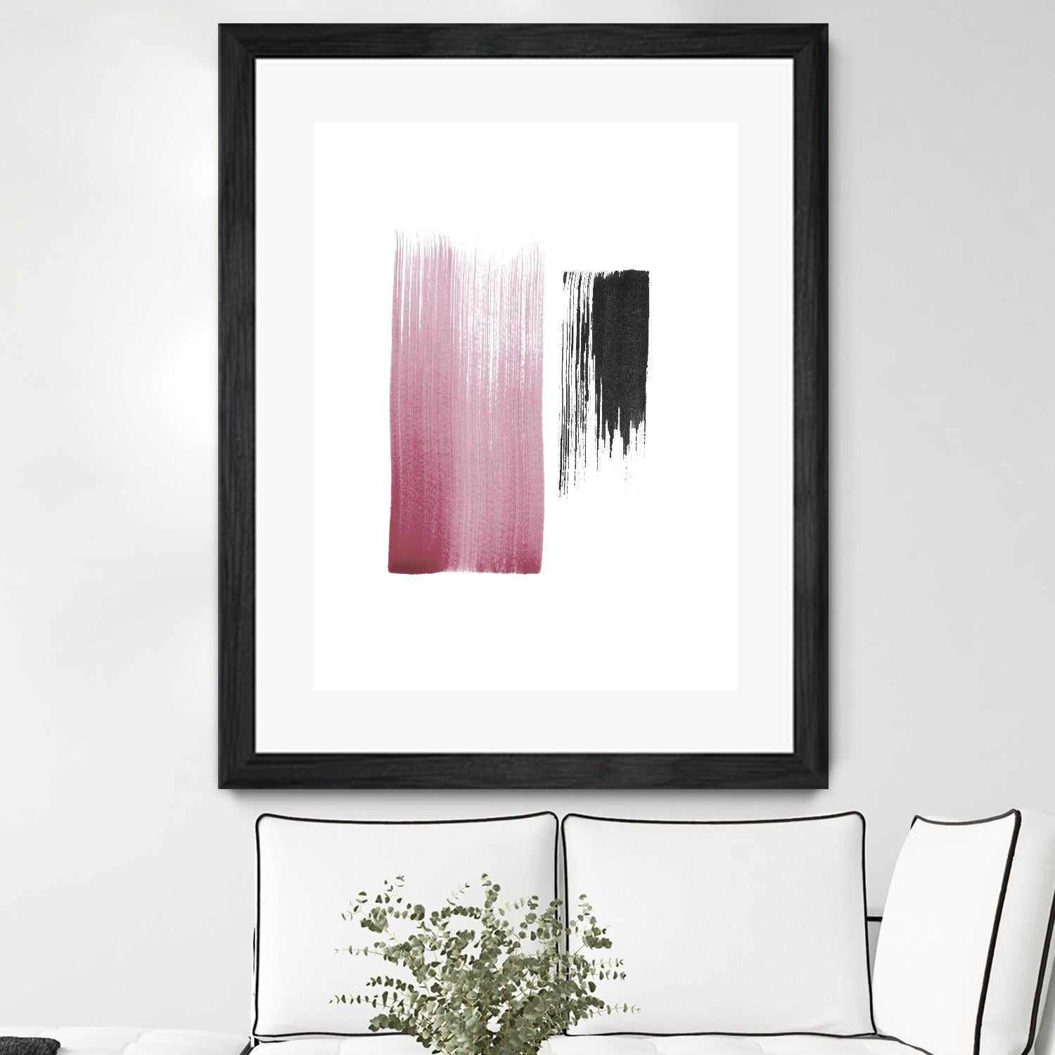 Black & Blush by Iris Lehnhardt on GIANT ART - multicolor contemporary; abstracts