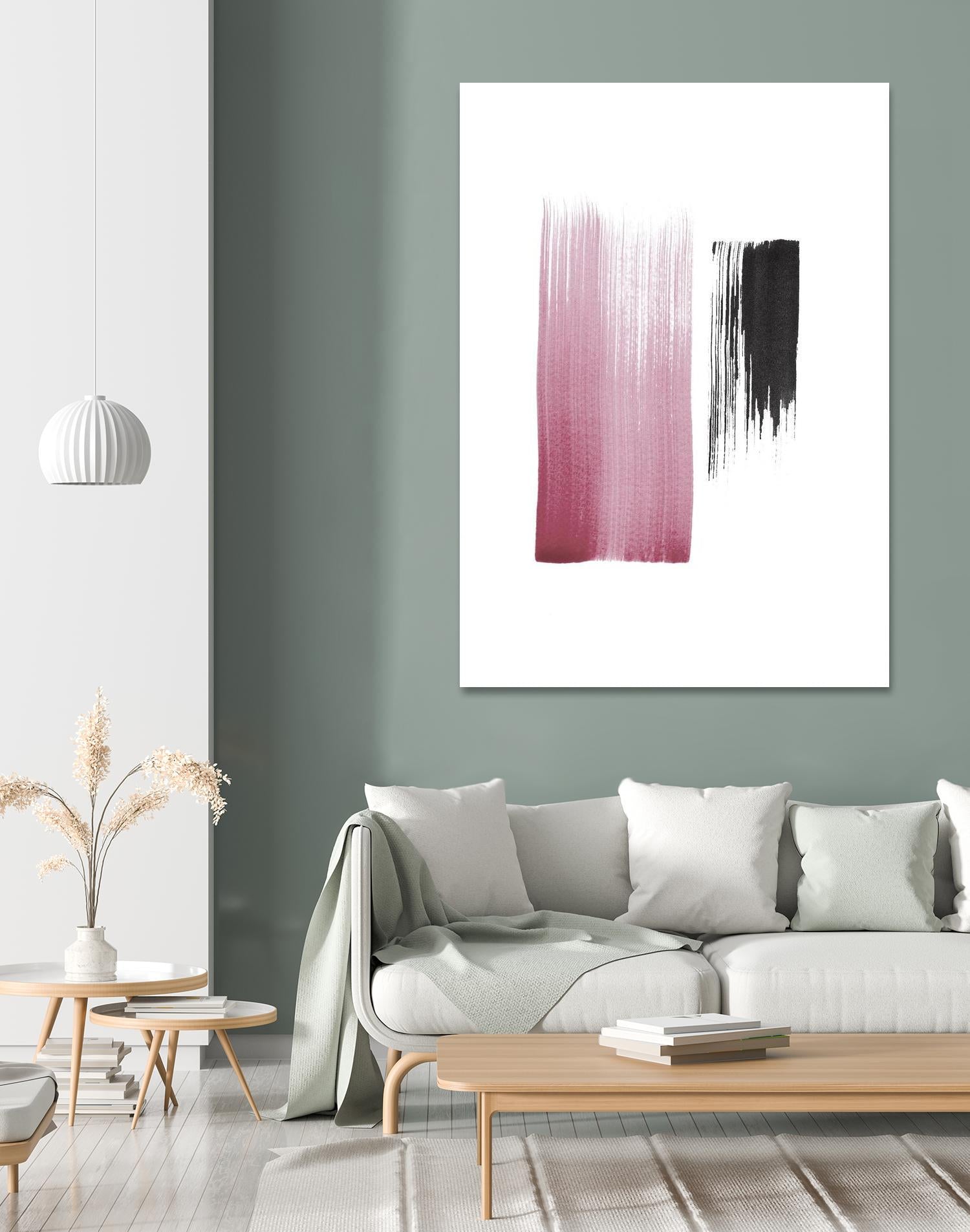 Black & Blush by Iris Lehnhardt on GIANT ART - multicolor contemporary; abstracts