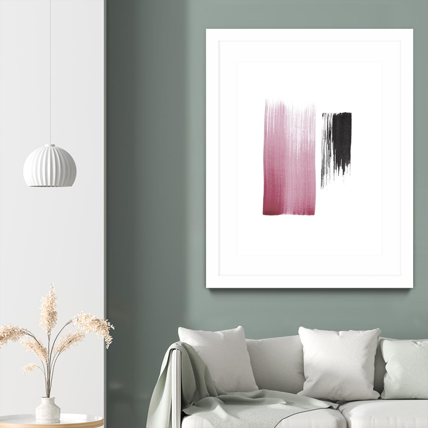 Black & Blush by Iris Lehnhardt on GIANT ART - multicolor contemporary; abstracts
