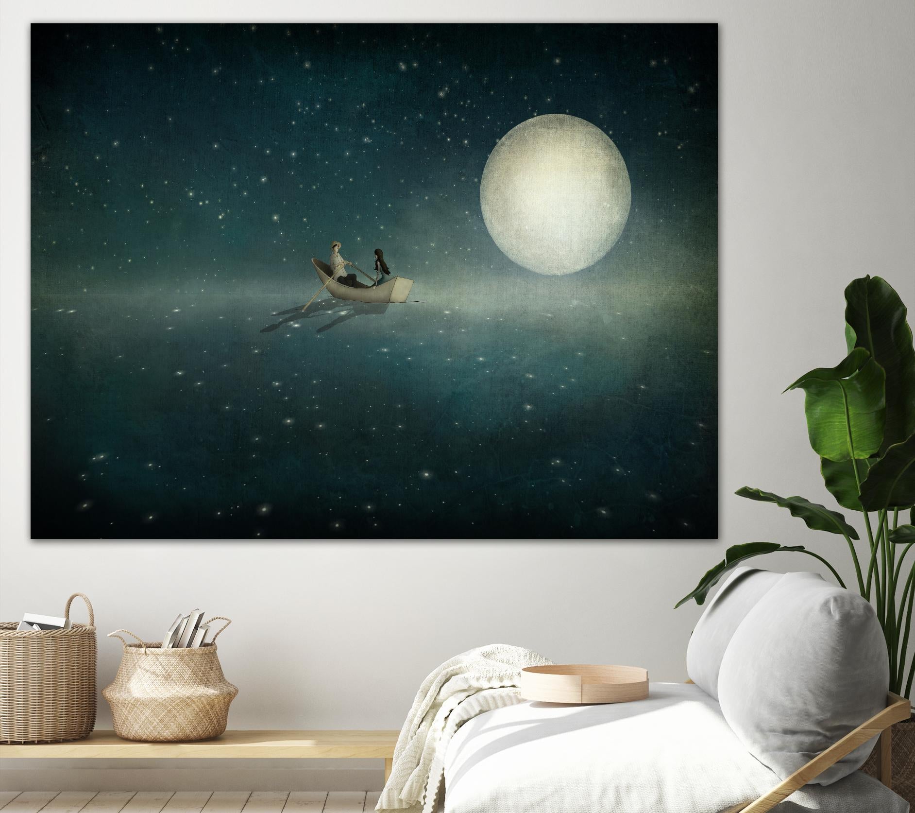 Moonlight by Maja Lindberg on GIANT ART - multicolor urban/pop surrealism; children