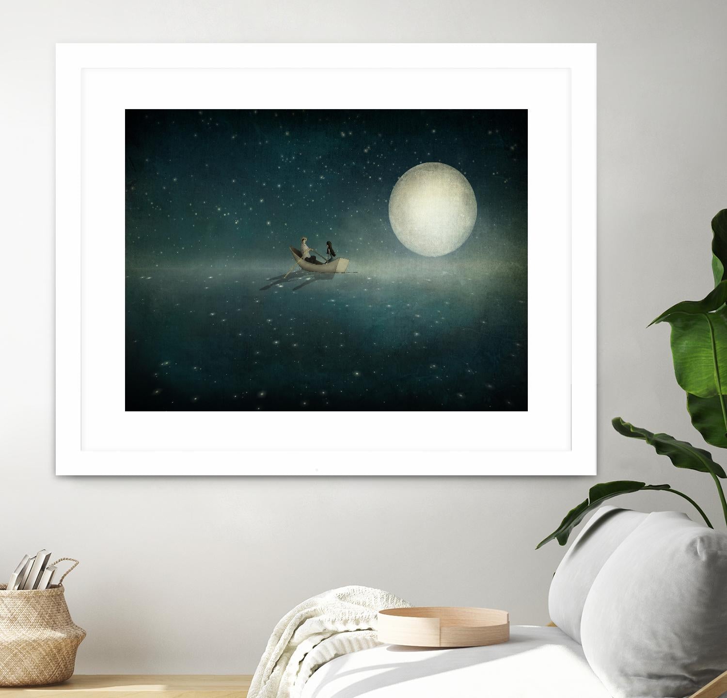 Moonlight by Maja Lindberg on GIANT ART - multicolor urban/pop surrealism; children