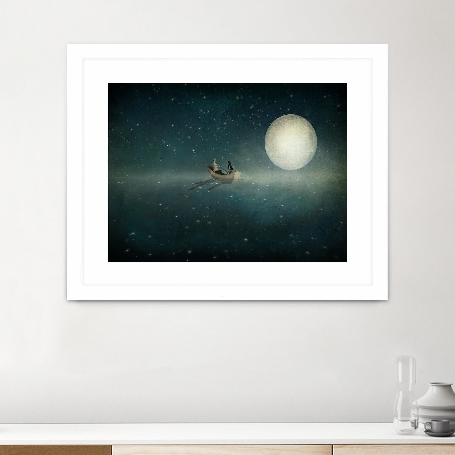 Moonlight by Maja Lindberg on GIANT ART - multicolor urban/pop surrealism; children