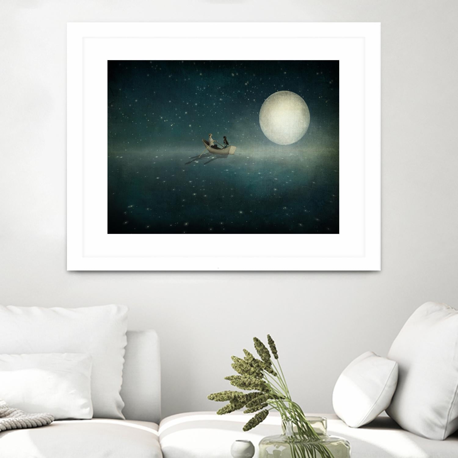 Moonlight by Maja Lindberg on GIANT ART - multicolor urban/pop surrealism; children