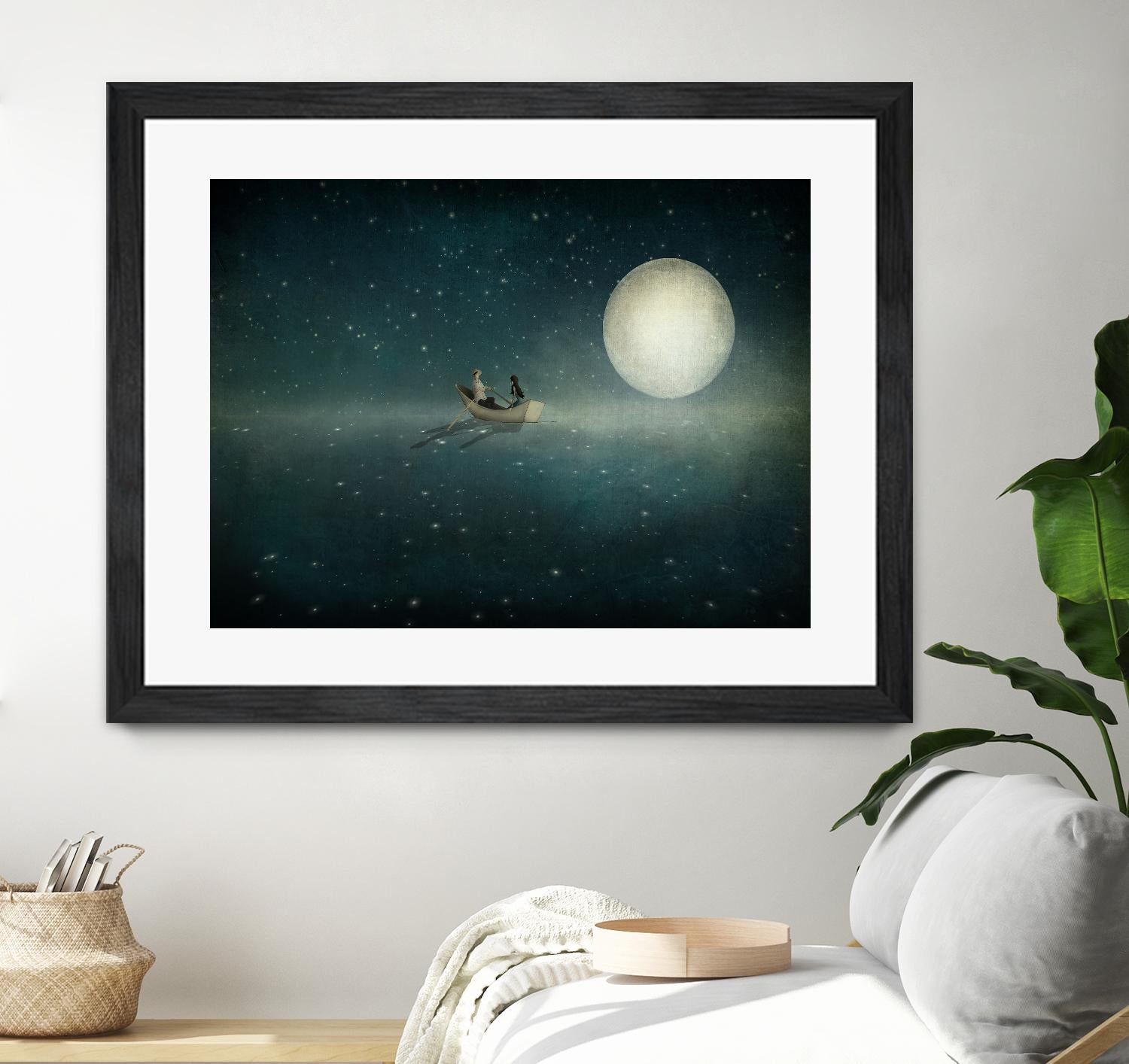 Moonlight by Maja Lindberg on GIANT ART - multicolor urban/pop surrealism; children