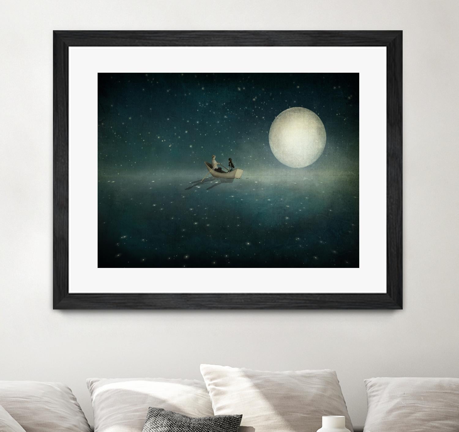 Moonlight by Maja Lindberg on GIANT ART - multicolor urban/pop surrealism; children