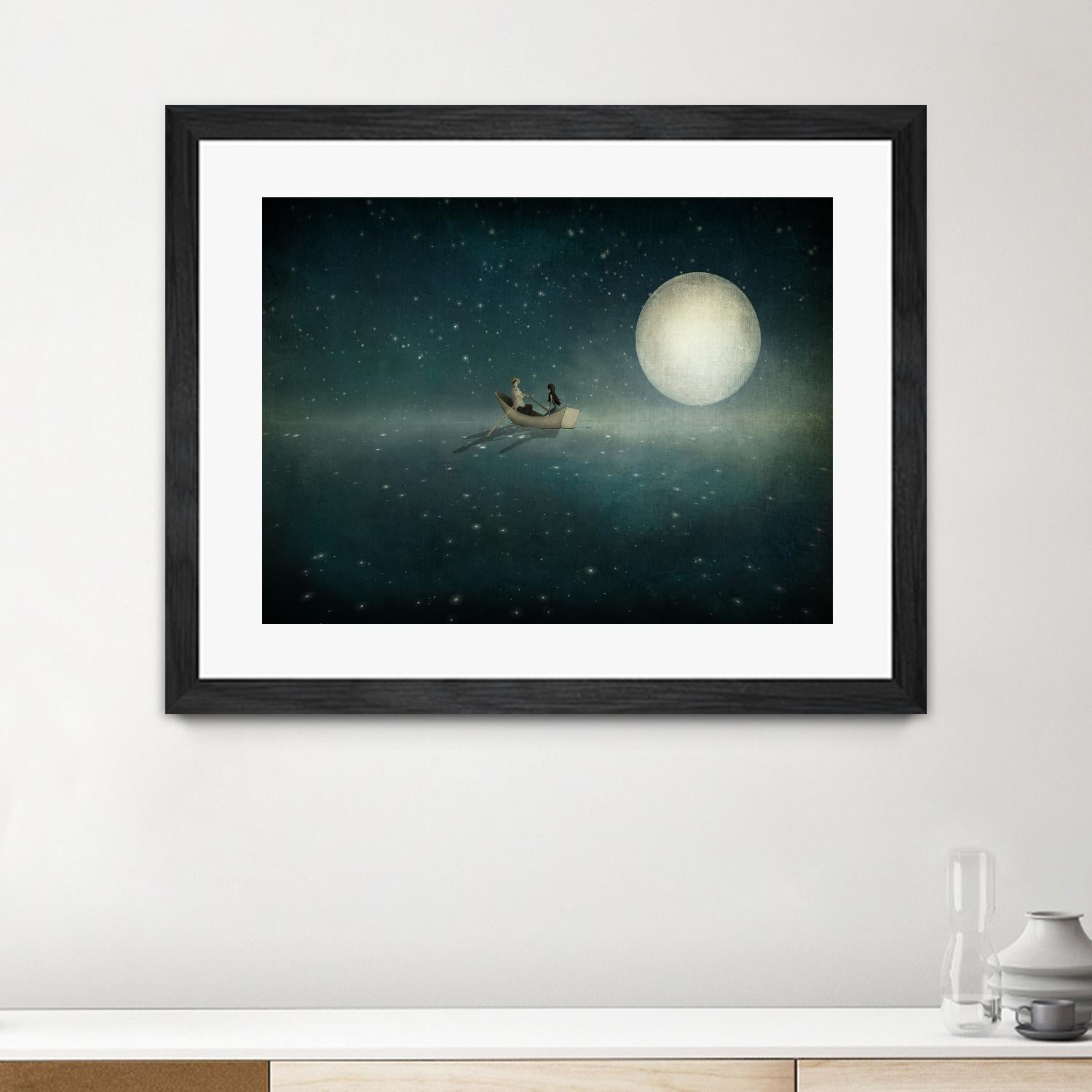 Moonlight by Maja Lindberg on GIANT ART - multicolor urban/pop surrealism; children