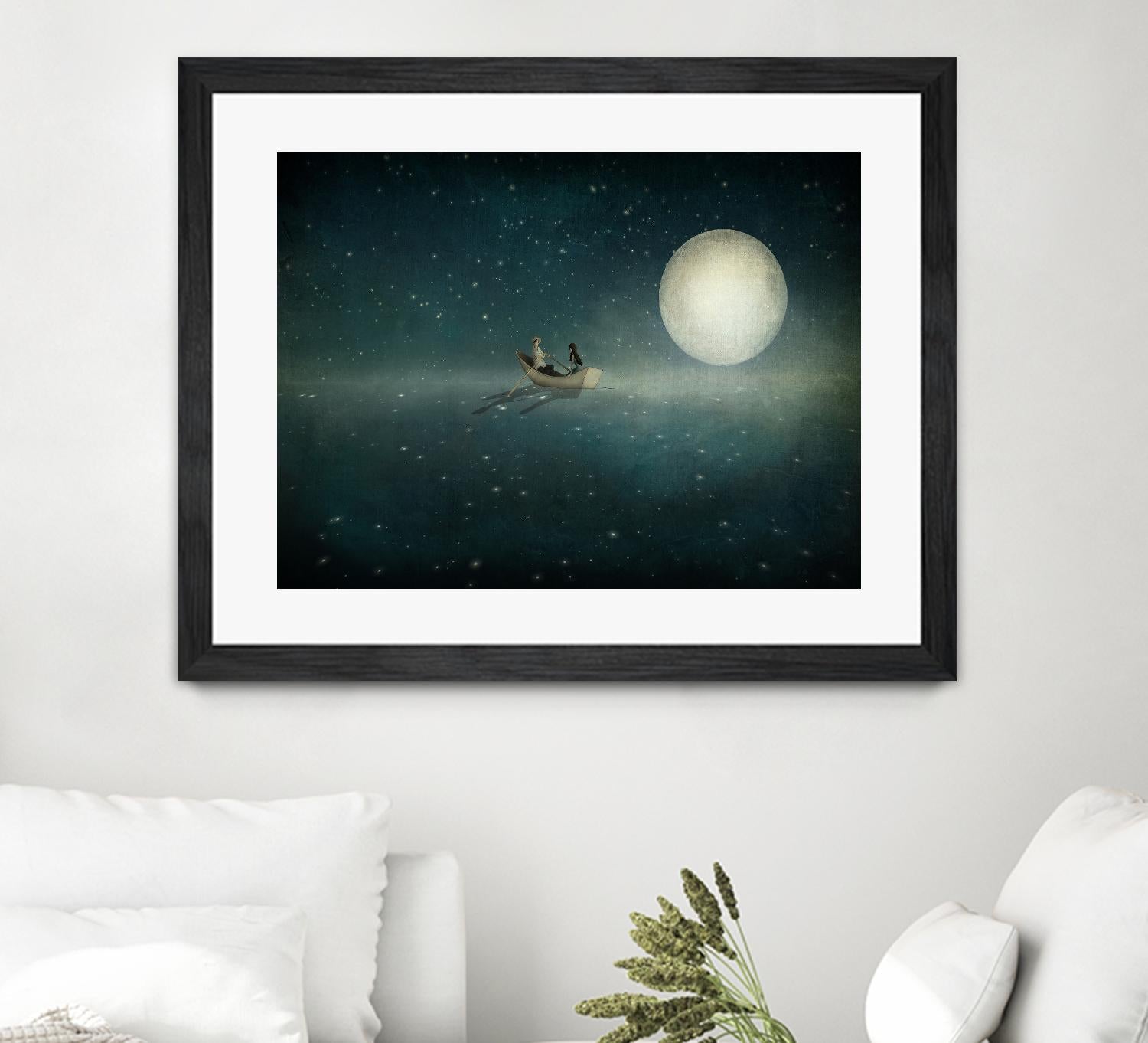 Moonlight by Maja Lindberg on GIANT ART - multicolor urban/pop surrealism; children