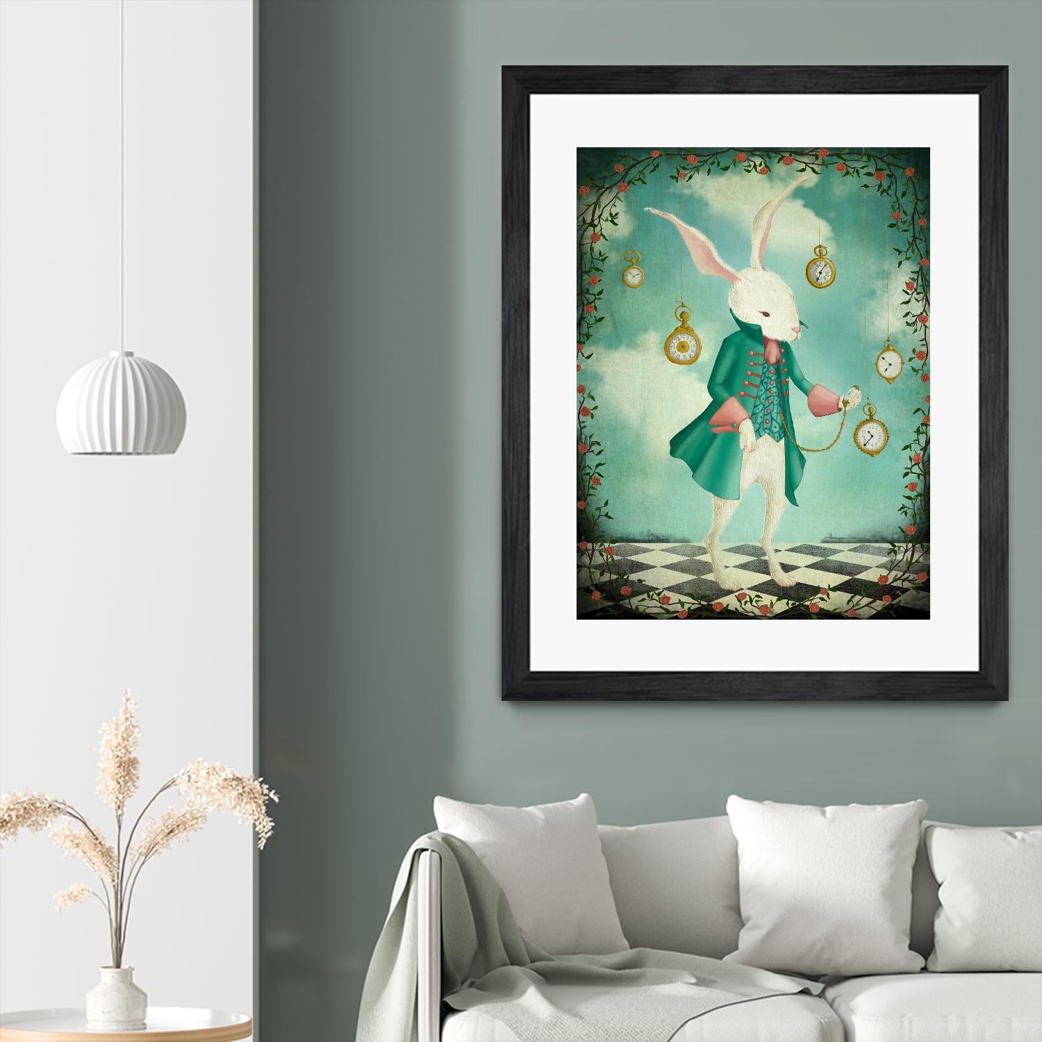 The White Rabbit by Maja Lindberg on GIANT ART - multicolor urban/pop surrealism; children