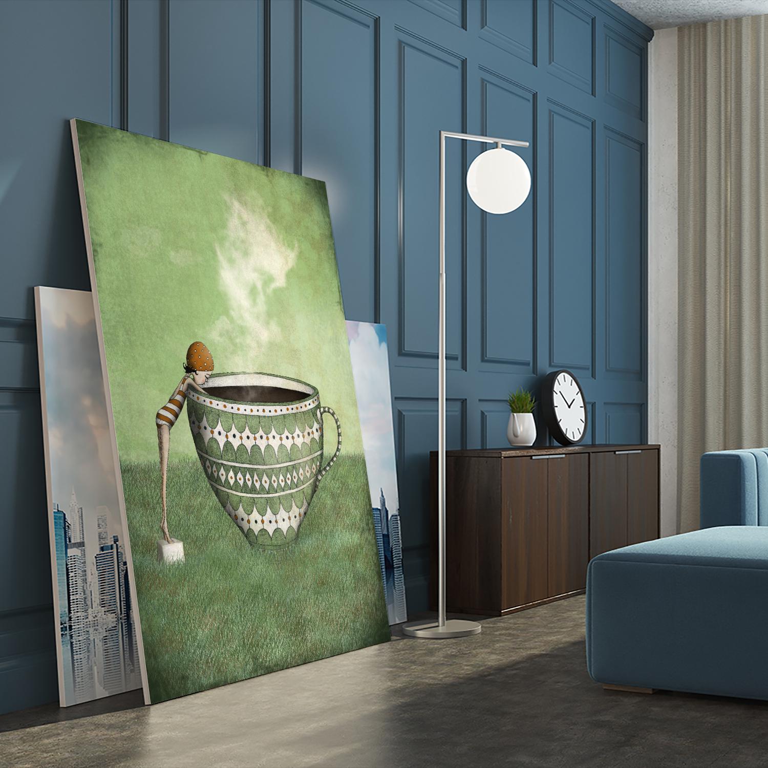 Too Hot by Maja Lindberg on GIANT ART - multicolor urban/pop surrealism; children