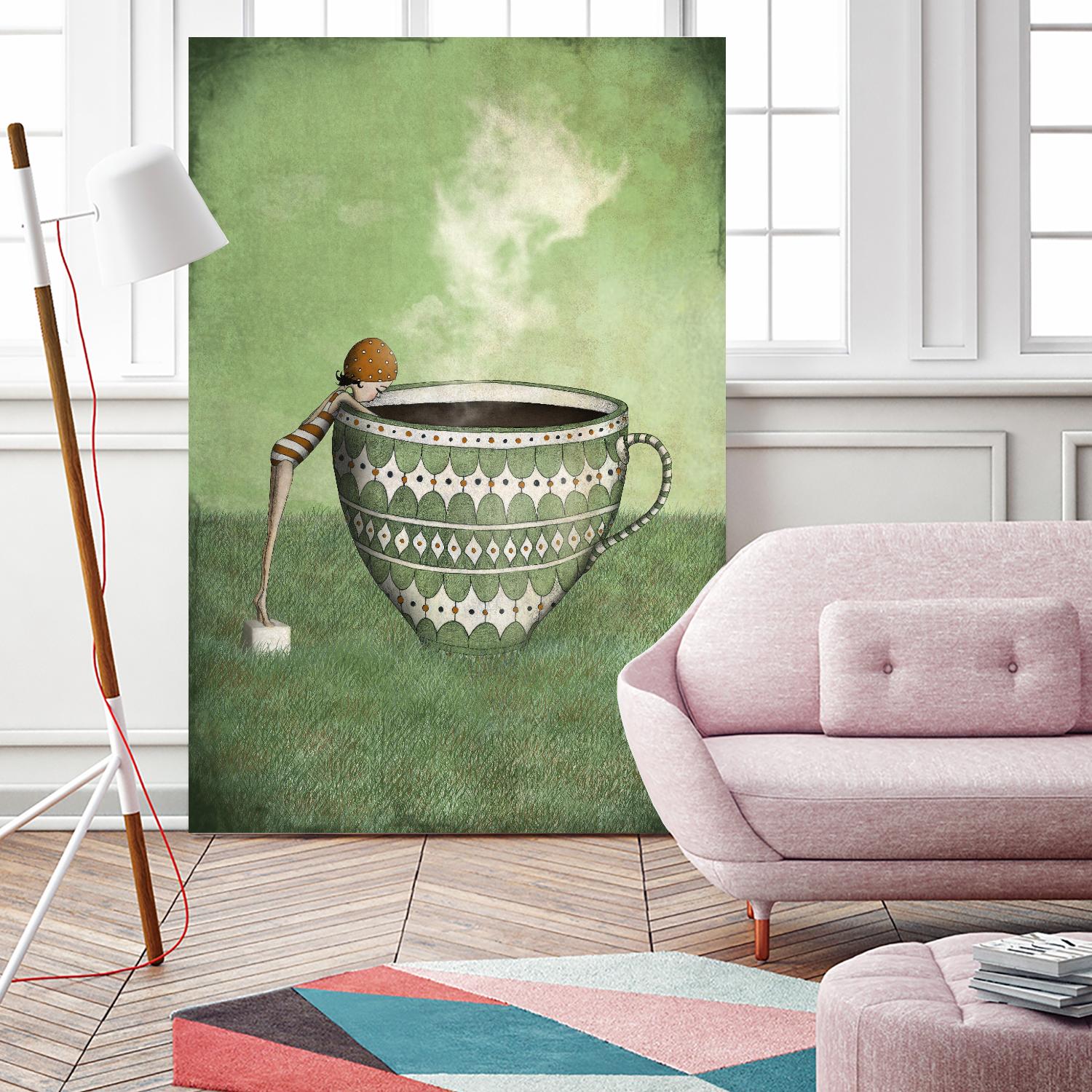 Too Hot by Maja Lindberg on GIANT ART - multicolor urban/pop surrealism; children