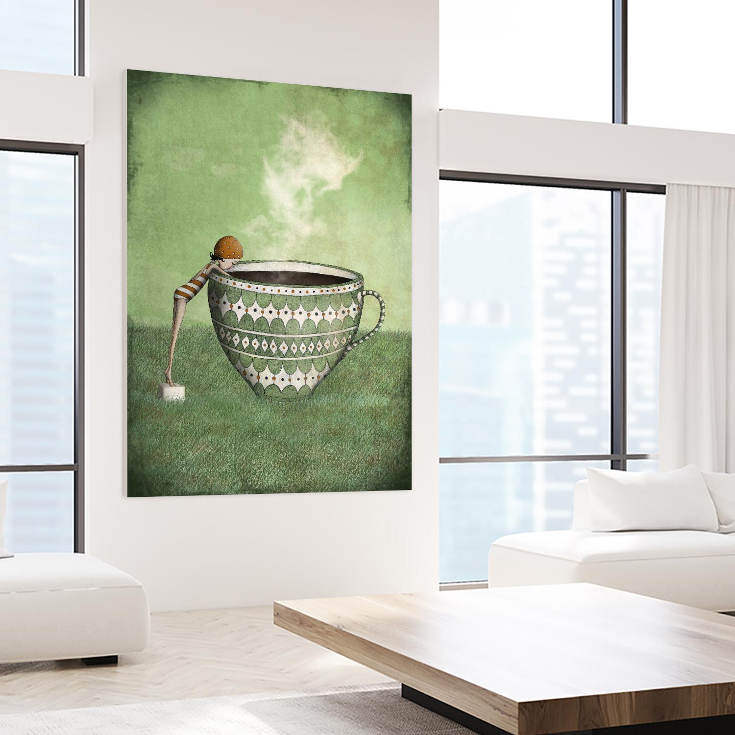 Too Hot by Maja Lindberg on GIANT ART - multicolor urban/pop surrealism; children