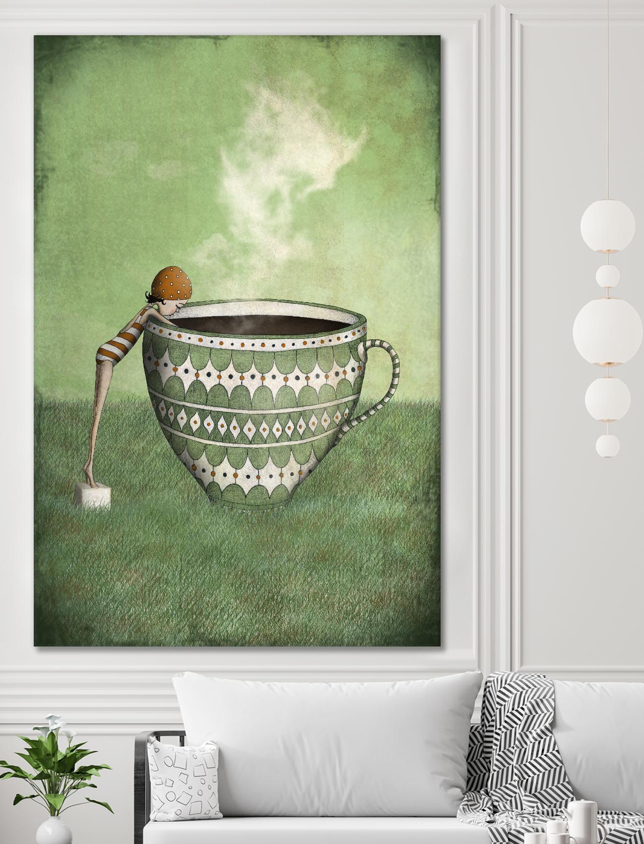 Too Hot by Maja Lindberg on GIANT ART - multicolor urban/pop surrealism; children