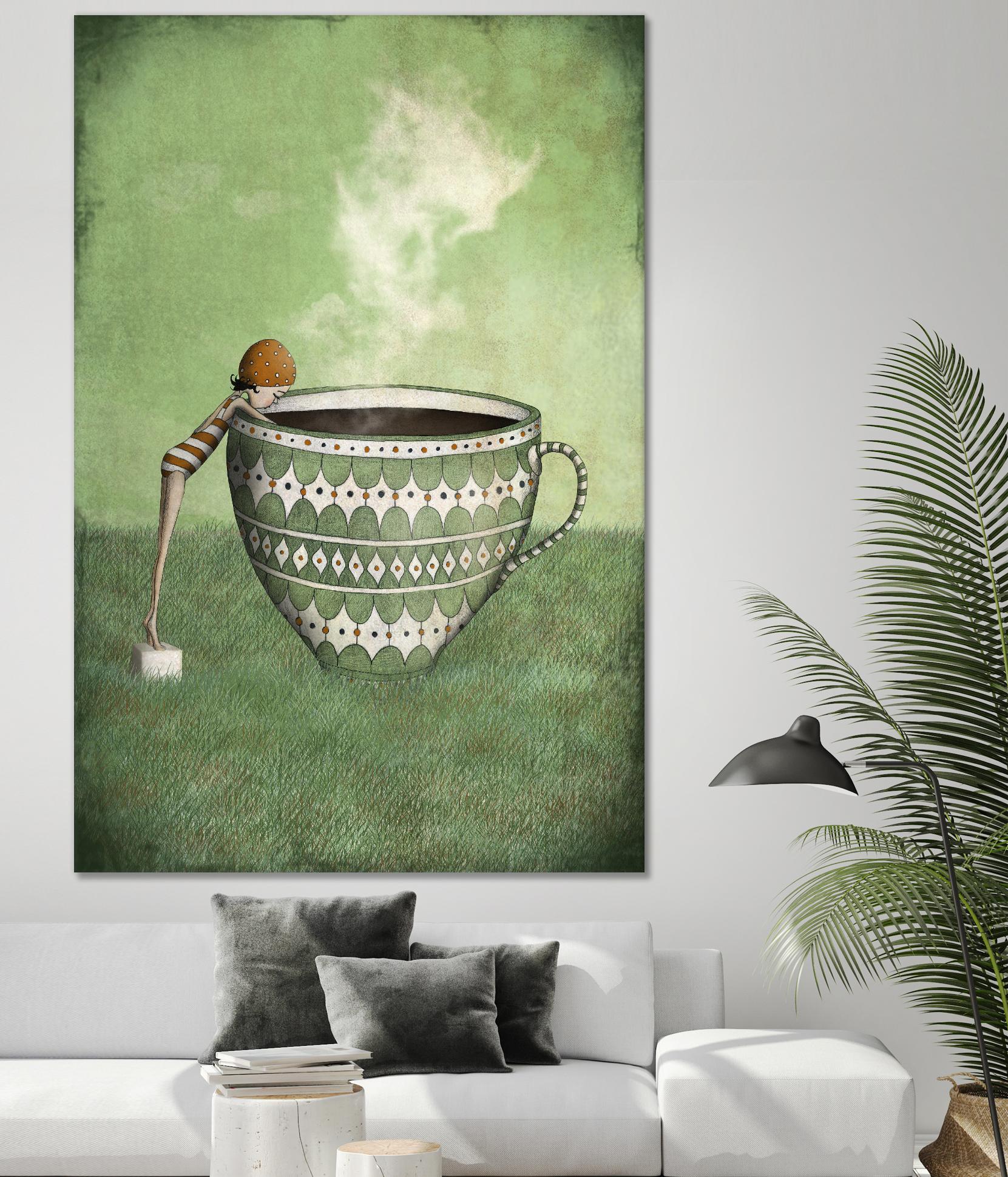 Too Hot by Maja Lindberg on GIANT ART - multicolor urban/pop surrealism; children