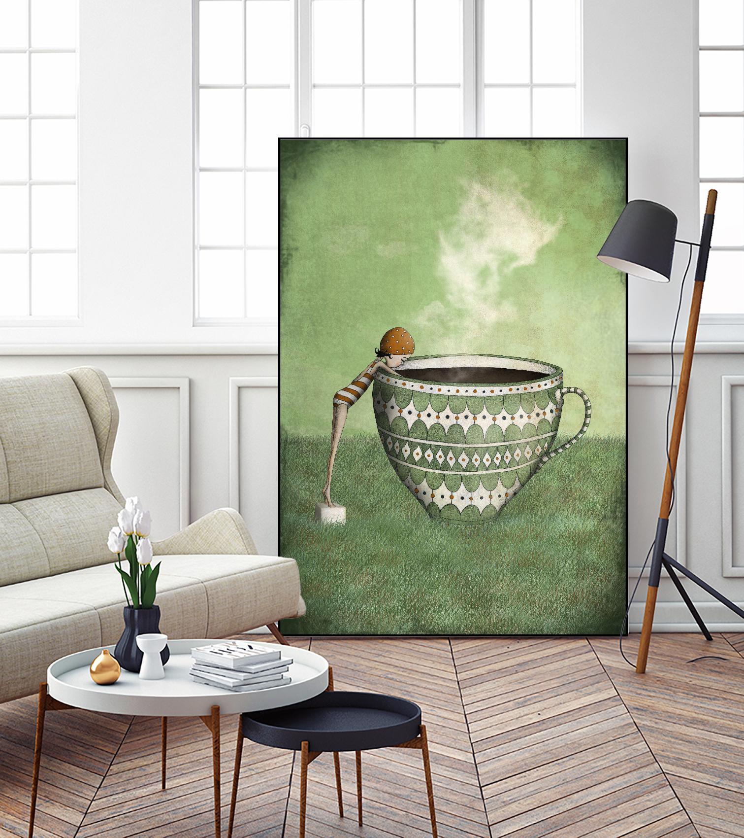 Too Hot by Maja Lindberg on GIANT ART - multicolor urban/pop surrealism; children