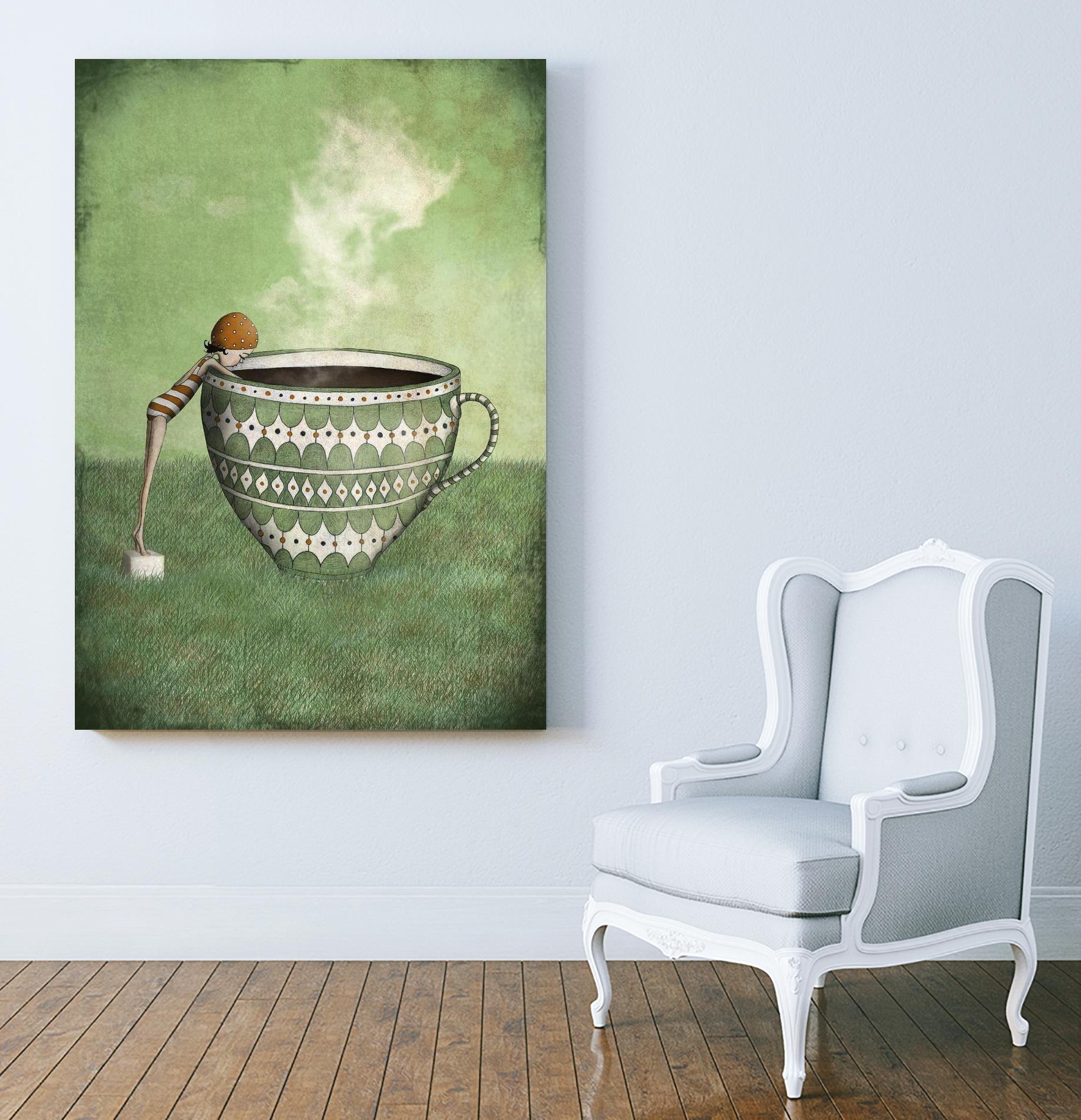 Too Hot by Maja Lindberg on GIANT ART - multicolor urban/pop surrealism; children