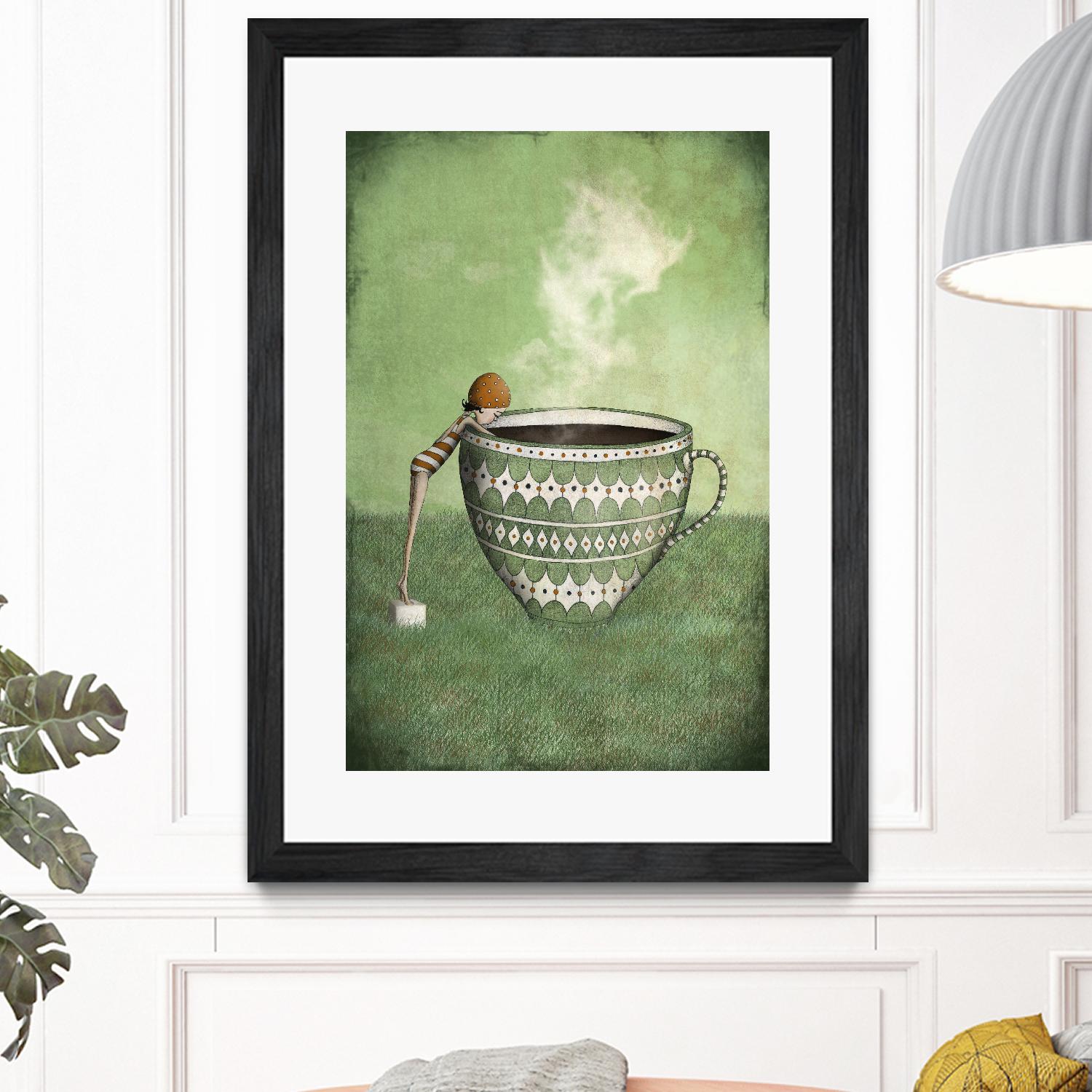 Too Hot by Maja Lindberg on GIANT ART - multicolor urban/pop surrealism; children